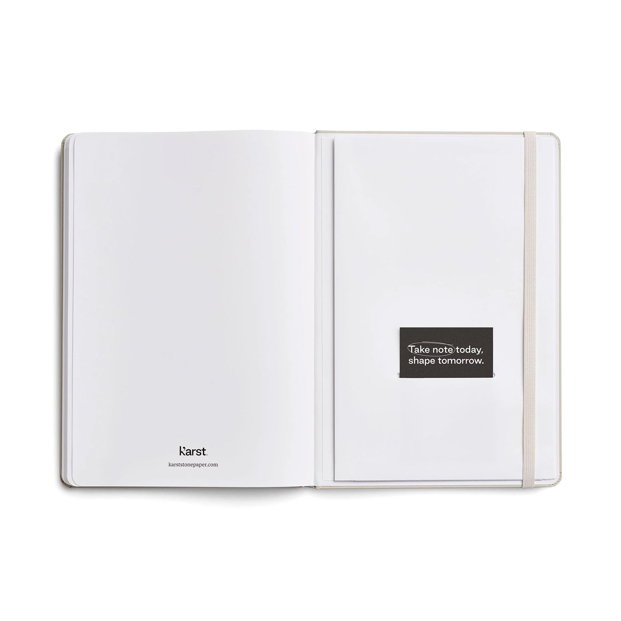 Hardcover NOTEBOOK A5 | Schwarzes NOTIZBUCH | Karst Stone Paper