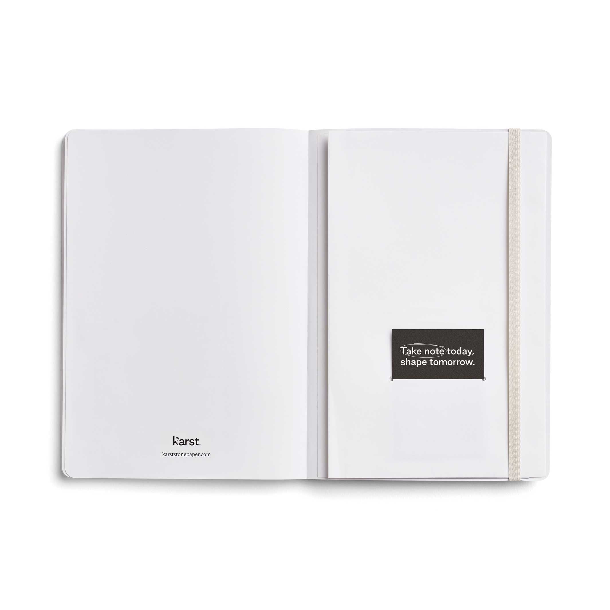 Softcover NOTEBOOK A5 | Schwarzes NOTIZBUCH | Karst Stone Paper