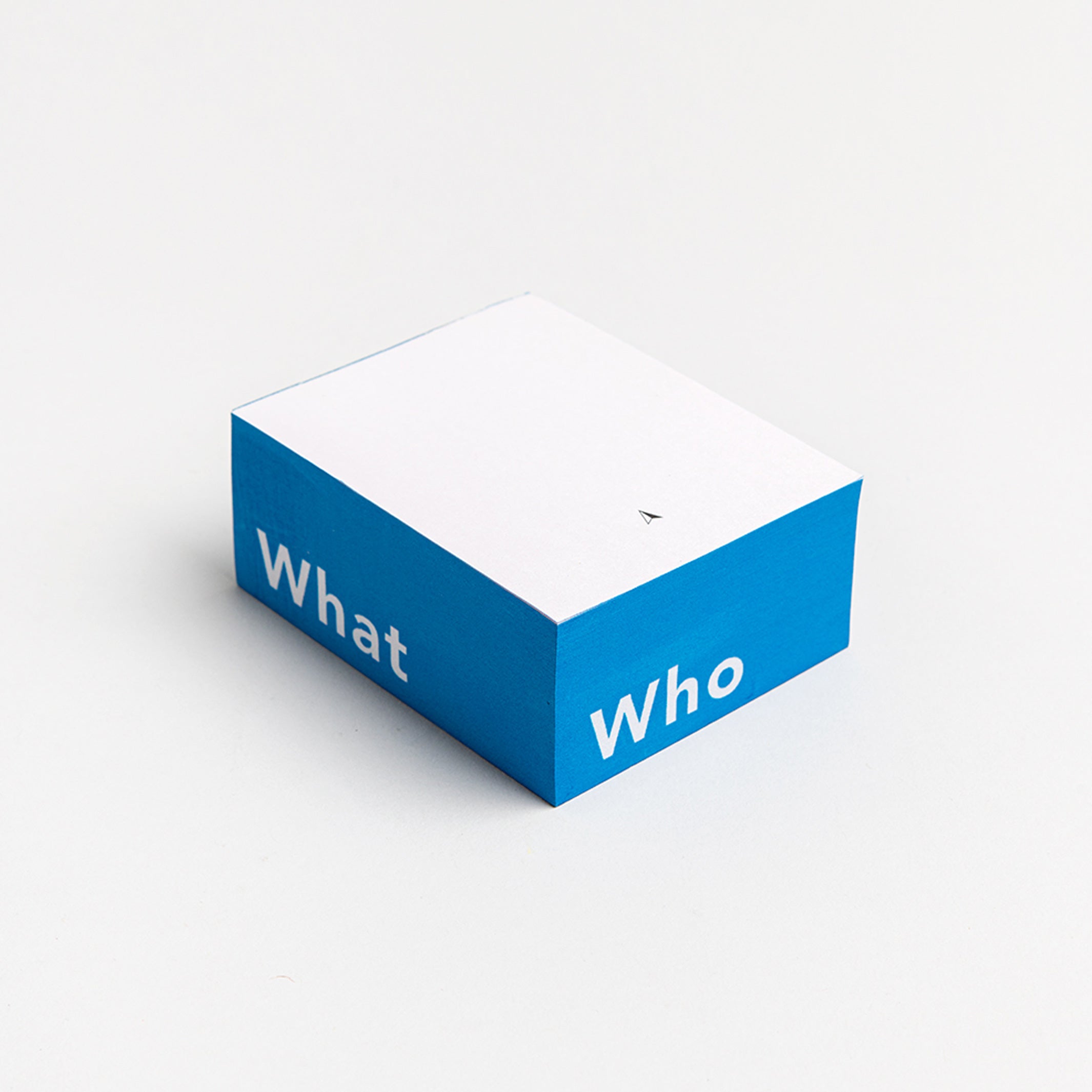 MEMO Block - Who What Where NOTEPAD | Somewhere