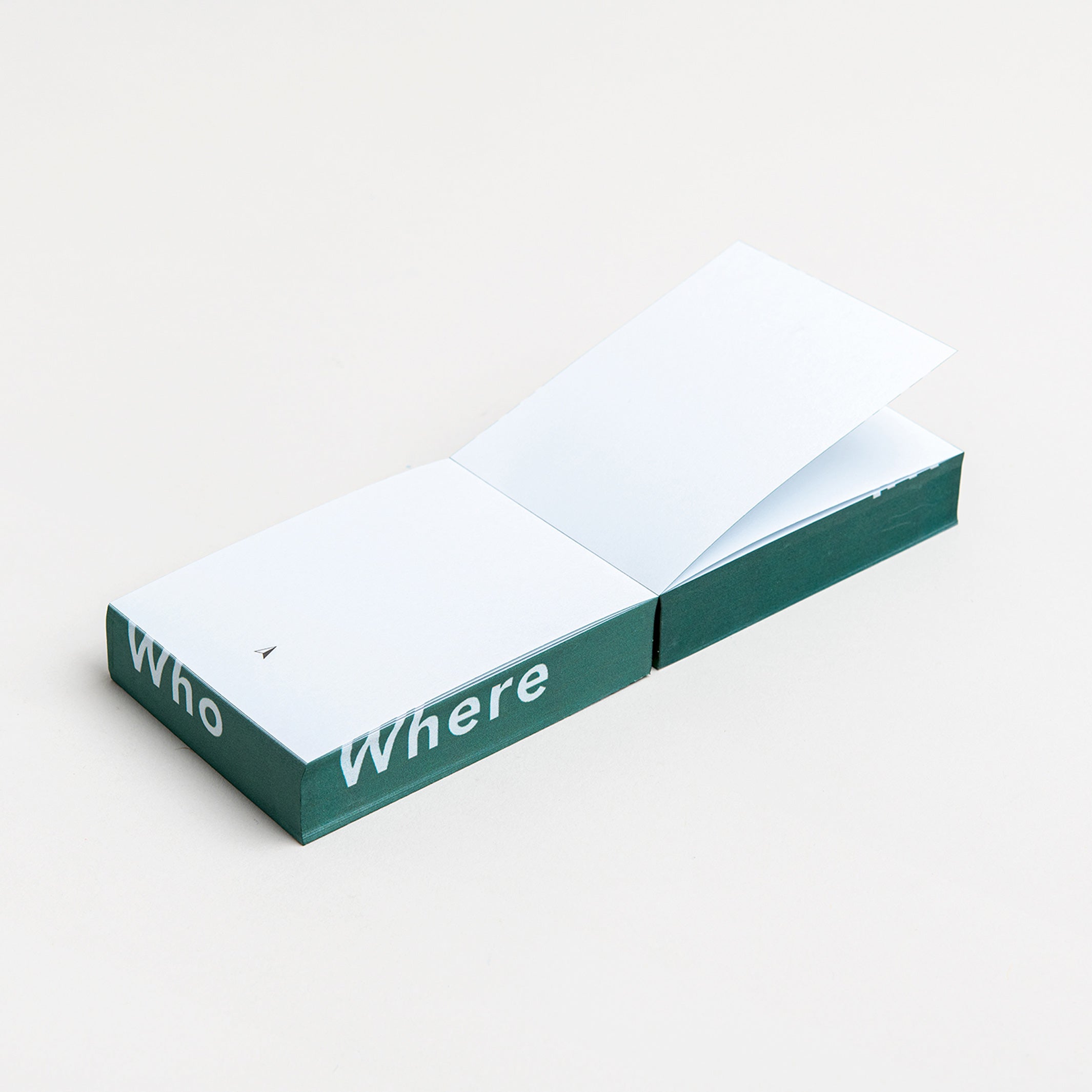 MEMO Block - Who What Where NOTEPAD | Somewhere