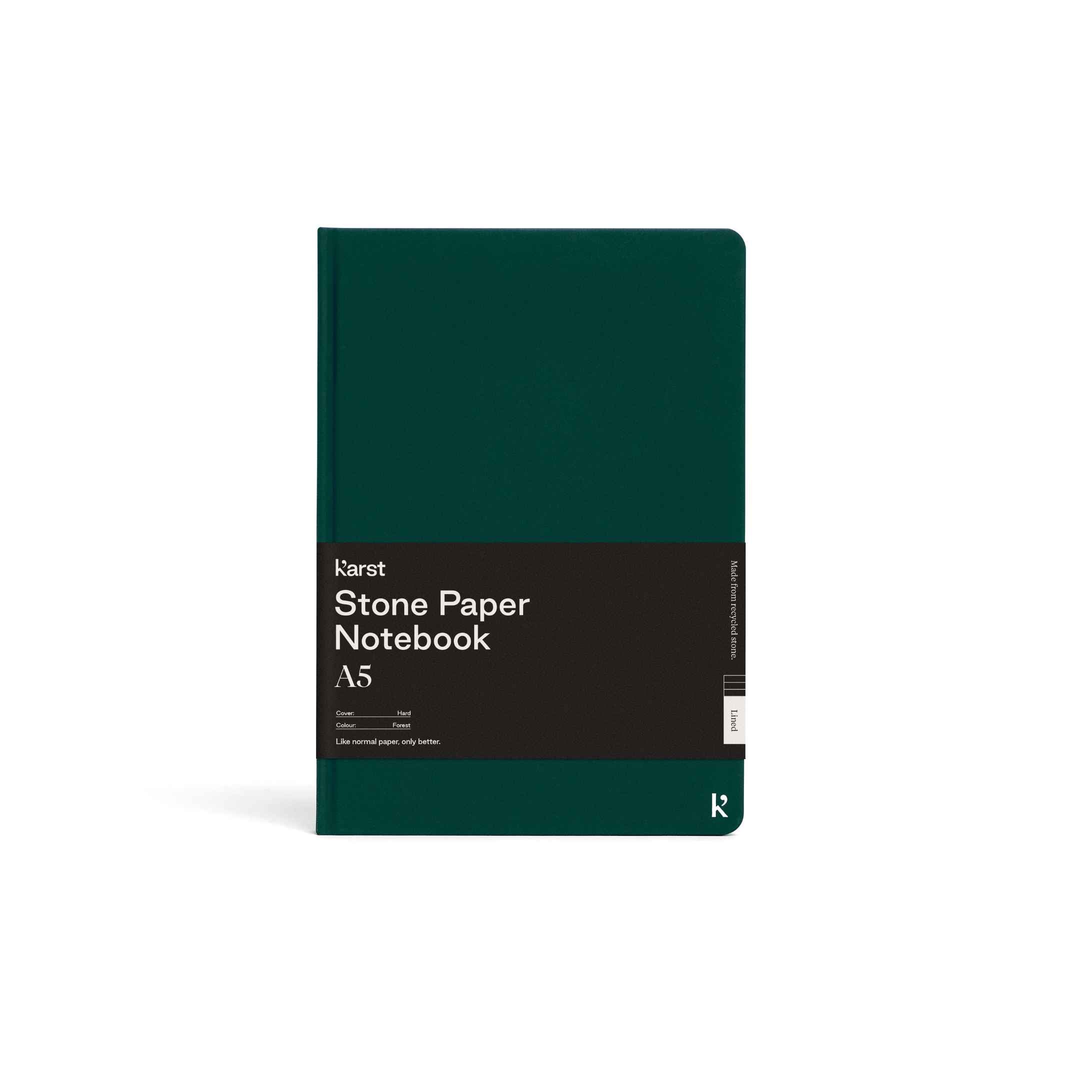 Hardcover NOTEBOOK A5 | Forest NOTIZBUCH | Karst Stone Paper