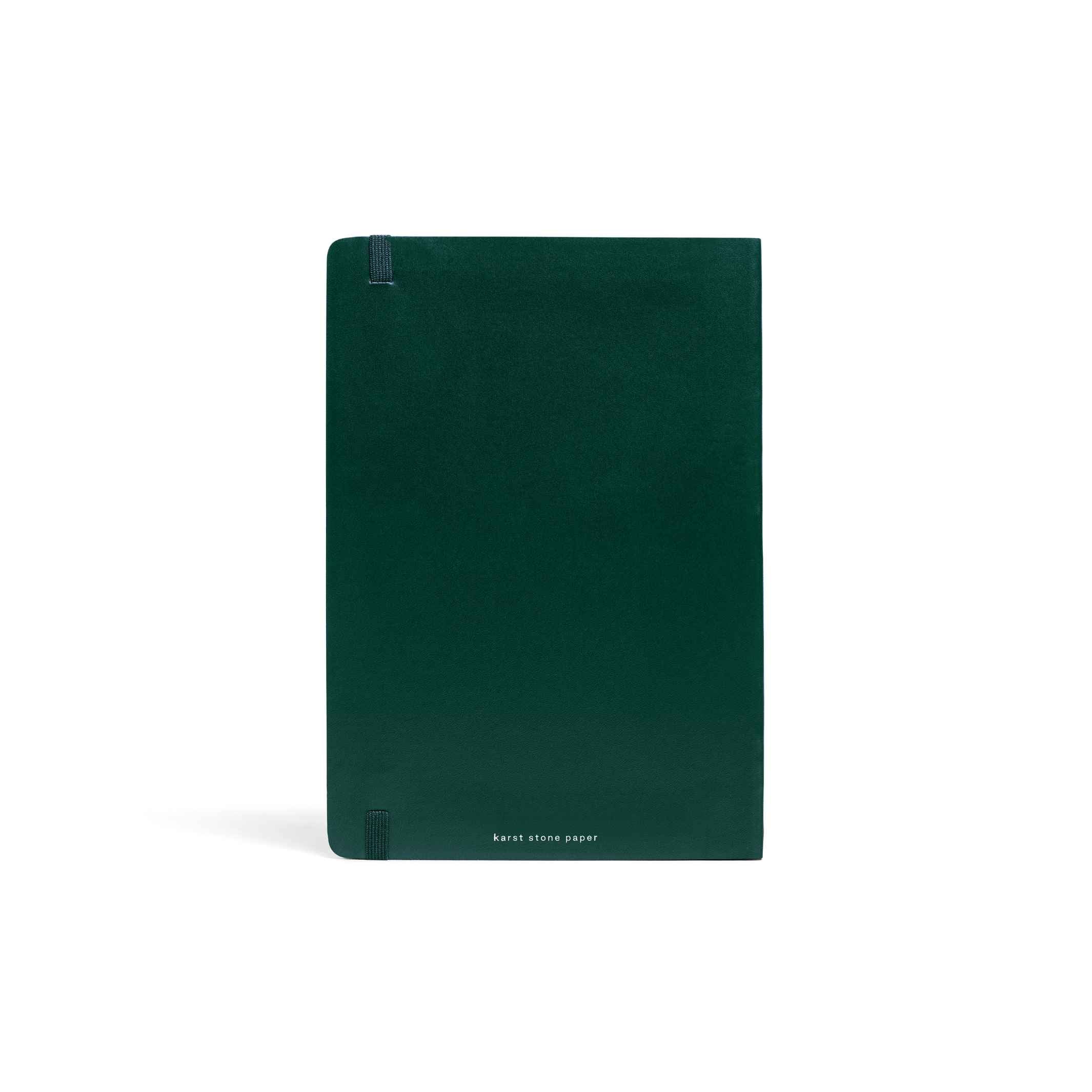 Softcover NOTEBOOK A5 - Forest-grünes NOTIZBUCH | Karst Stone Paper