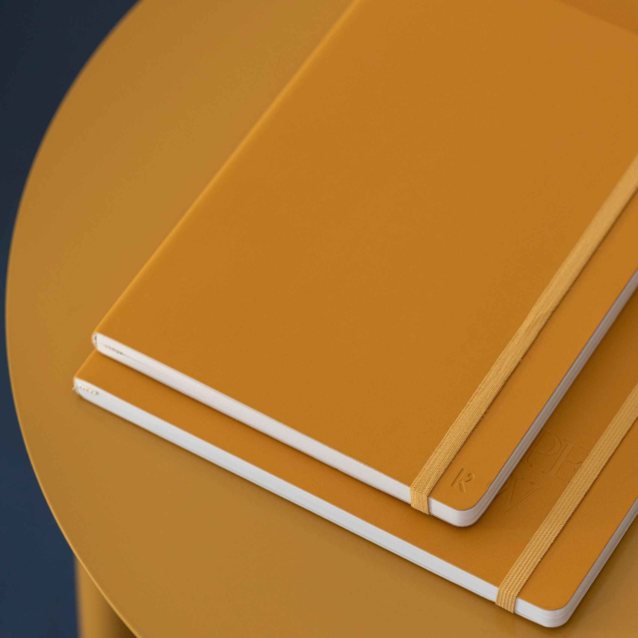 Softcover NOTEBOOK A5 - Turmeric-gelbes NOTIZBUCH | Karst Stone Paper