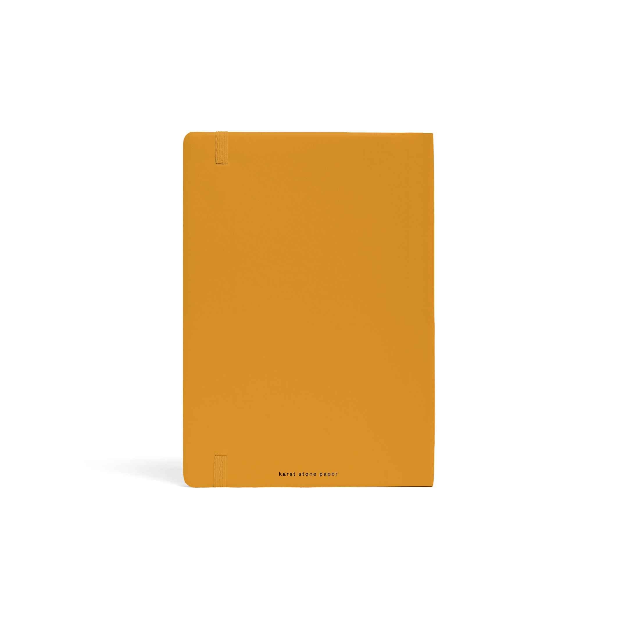 Softcover NOTEBOOK A5 - Turmeric-gelbes NOTIZBUCH | Karst Stone Paper