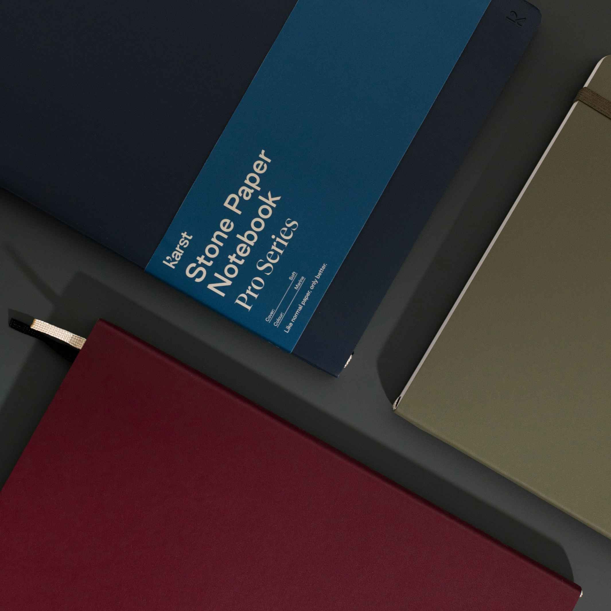 Softcover PRO SERIES NOTEBOOK - liniertes Notizbuch | Karst Stone Paper