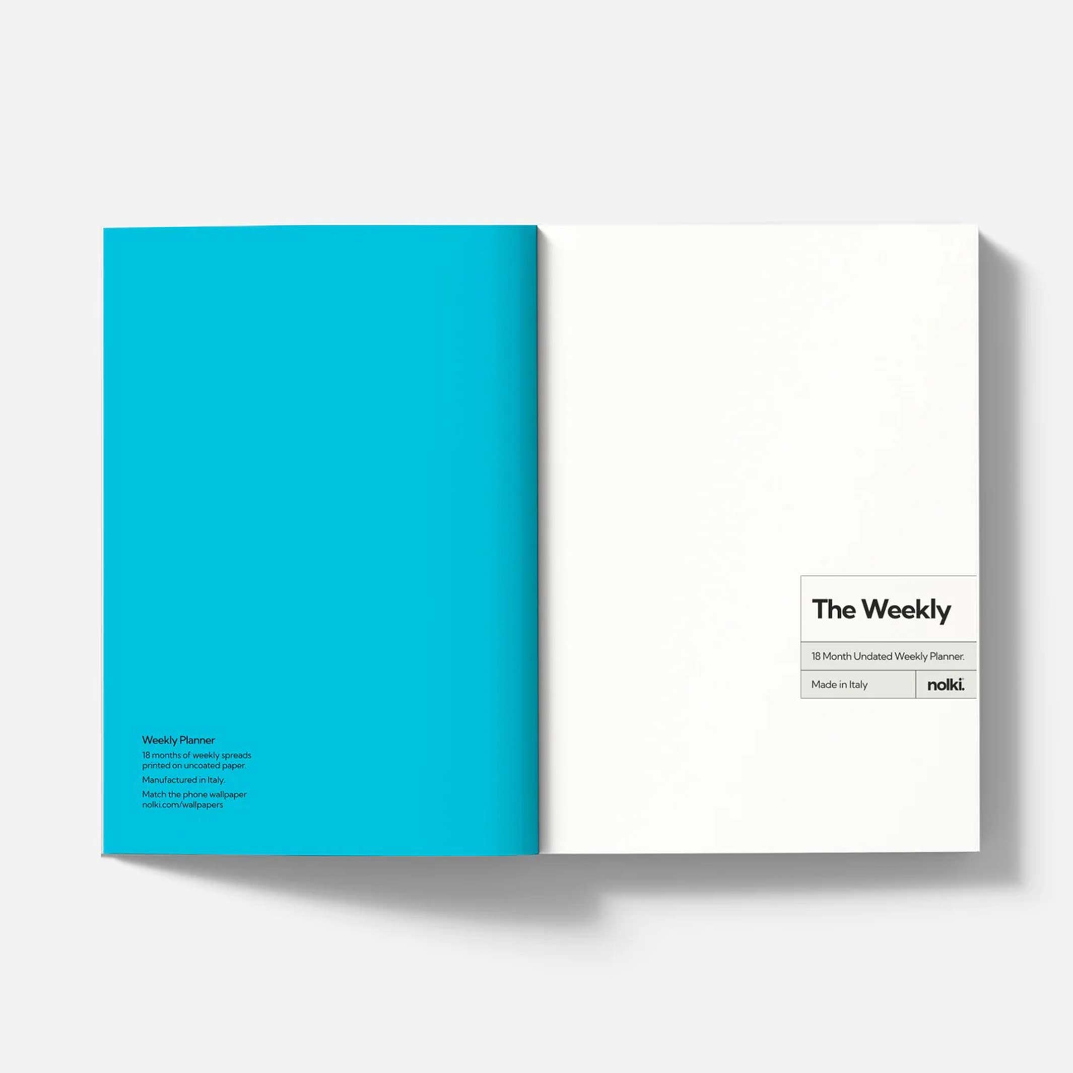 THE WEEKLY MIDNIGHT - zeitloser Wochenplaner über 18 Monate - A5 & 184 Seiten | nolki