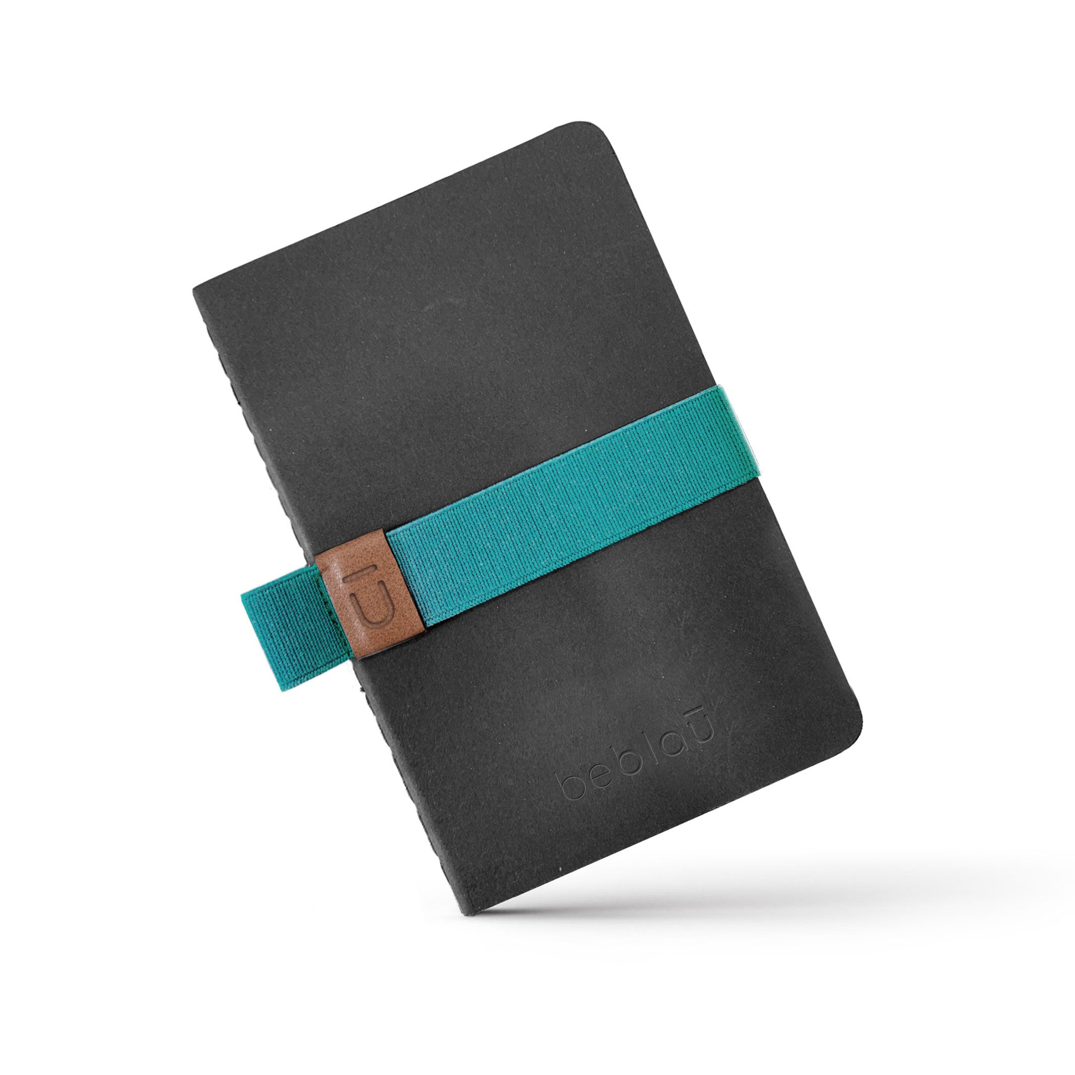 Steel Blue Leather Notebook high quality