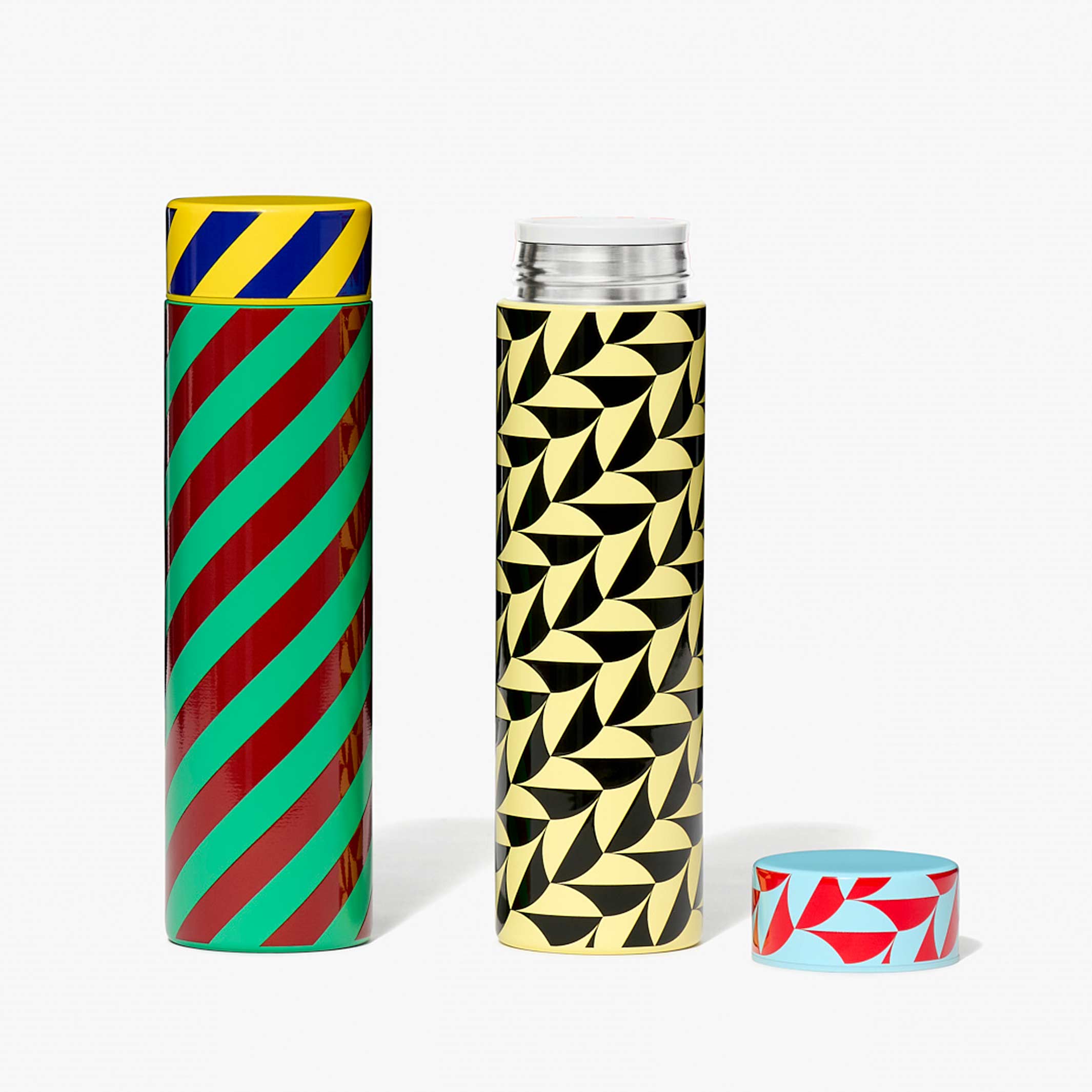 PATTERN THERMAL FLASK STRIPE - gestreifte Thermosflasche 400 ml - Dusen Dusen | Areaware