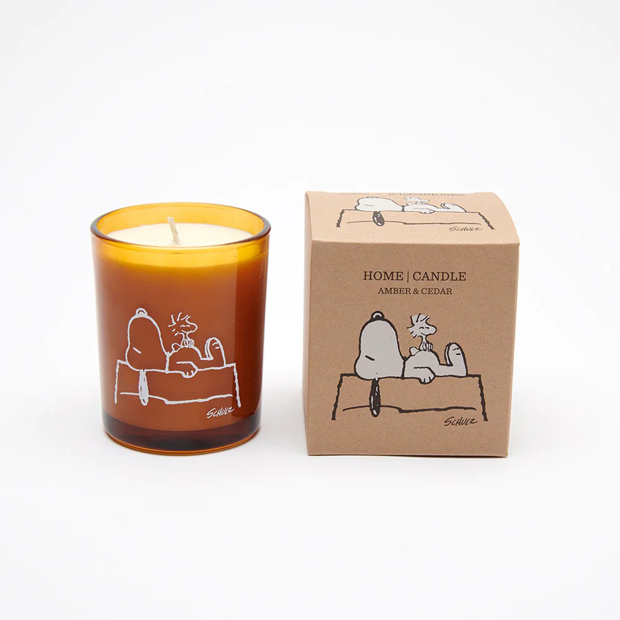 PEANUTS - HOME CANDLE | Vegan, Vegetable WAX CANDLE | Amber & Cedar | Magpie