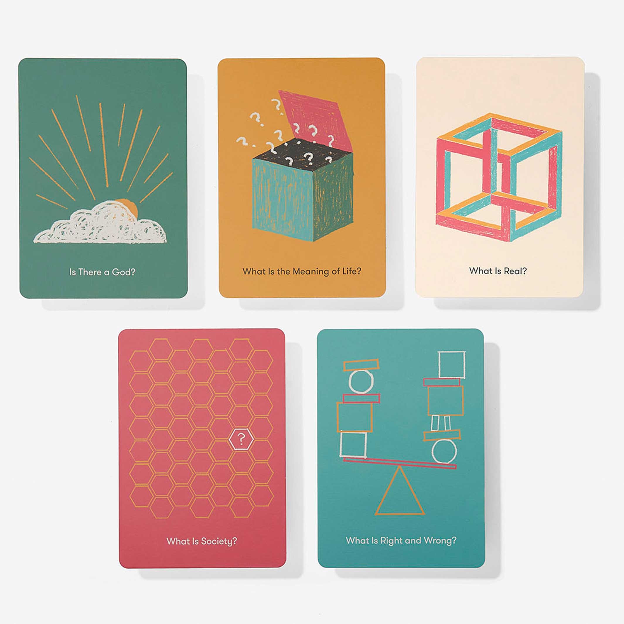 PHILOSOPHICAL QUESTIONS for CURIOUS MINDS | CARD GAME | English Edition | The School of Life