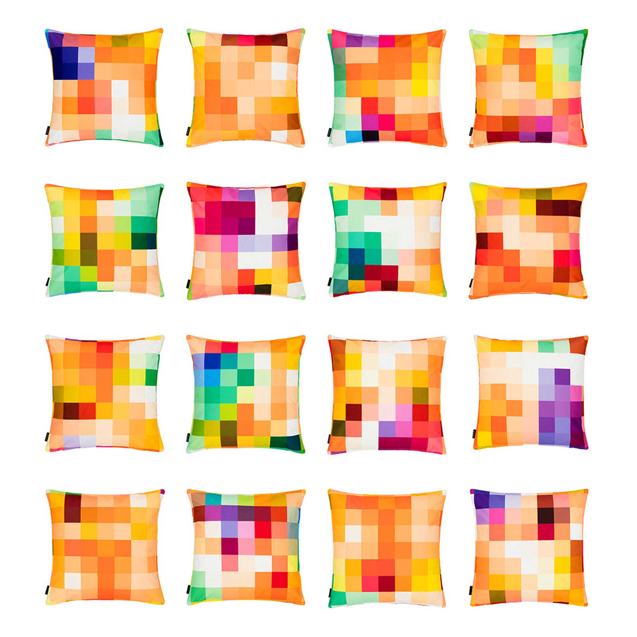 PIXEL CUSHION SOL - schmales Kissen - 30x50 cm - 100% Trevira CS | Cristian Zuzunaga