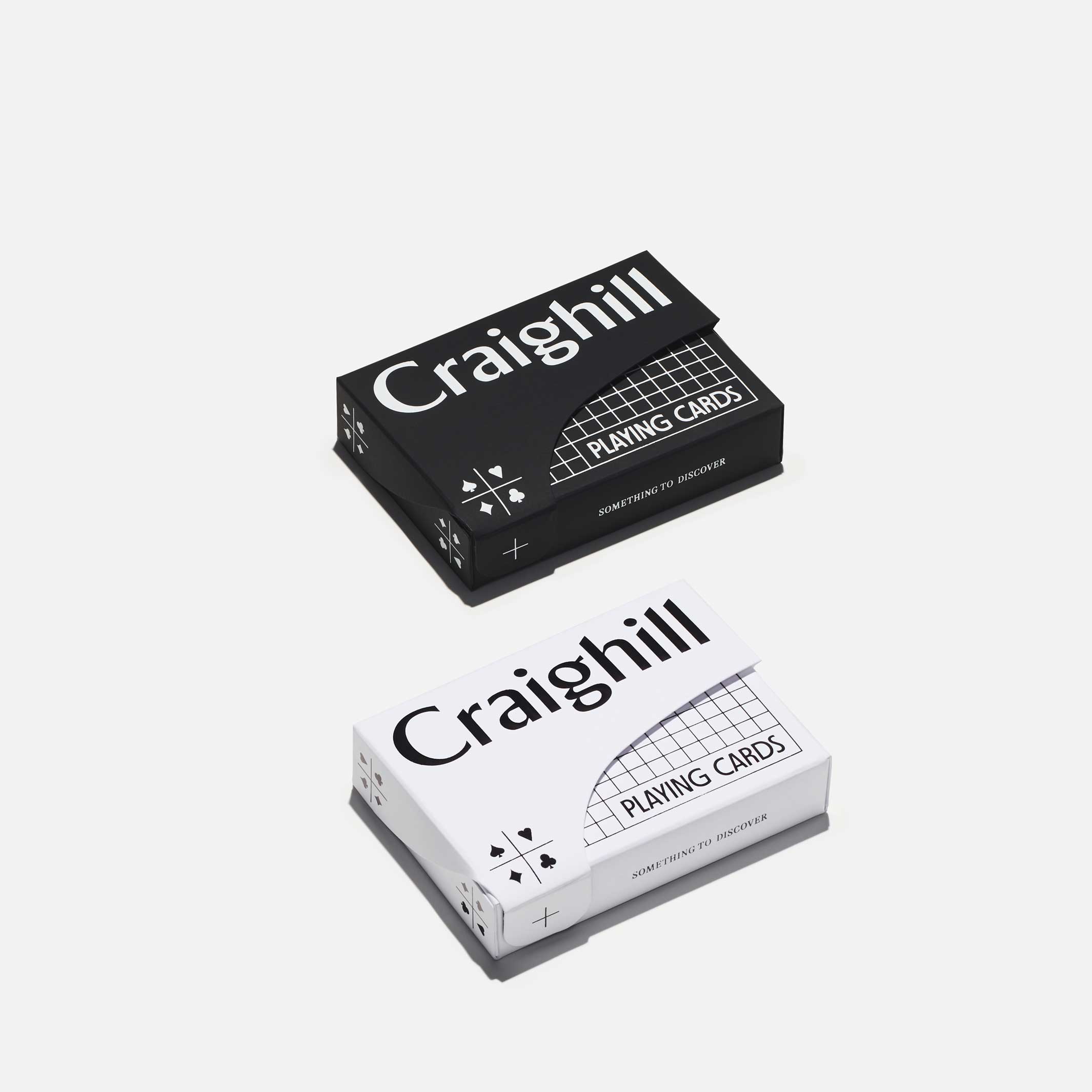 PLAYING CARDS | Orange SPIEL-KARTEN in weisser Verpackung | Craighill