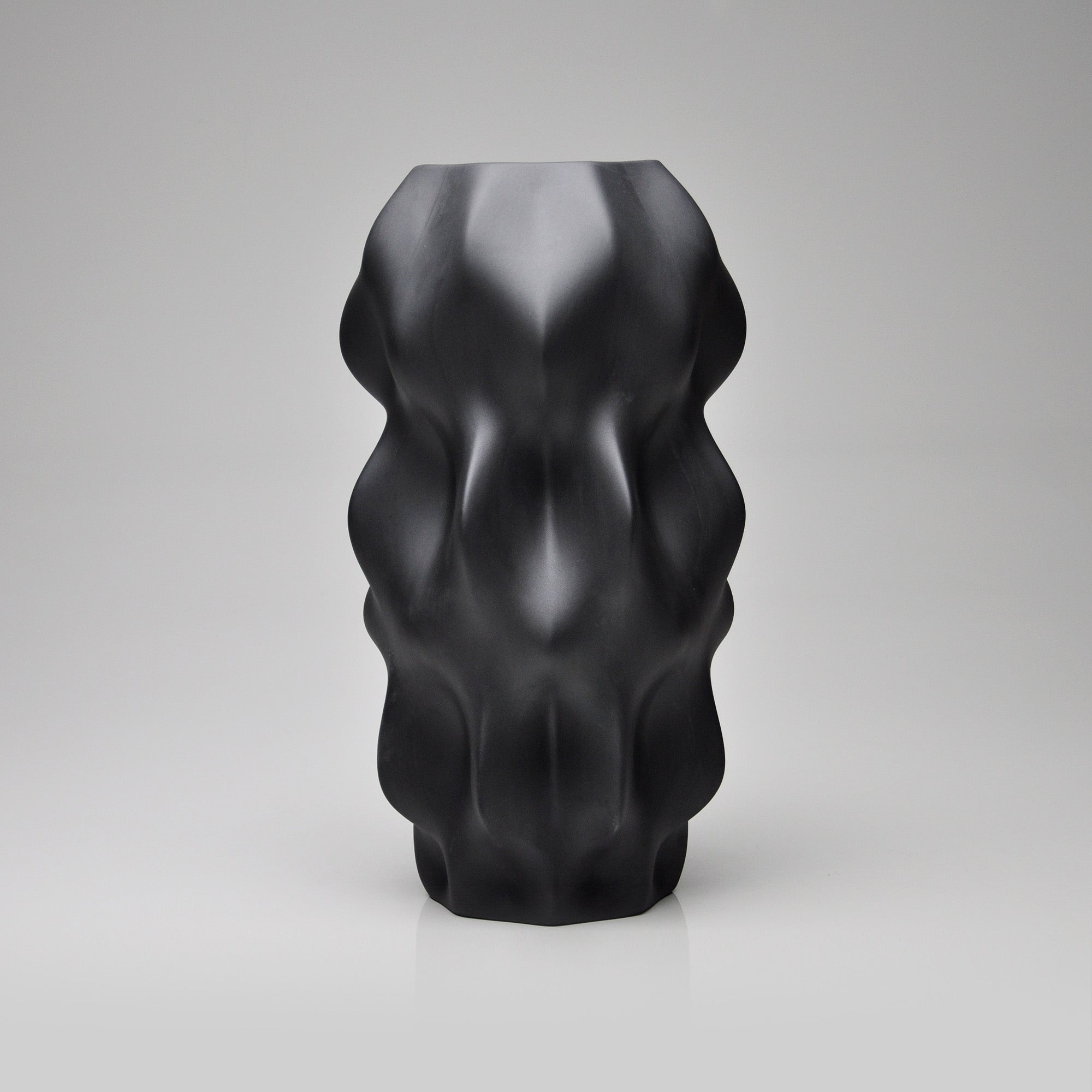 Plissan G - Porzellan BLUMENVASE - H=40 cm | Holaria