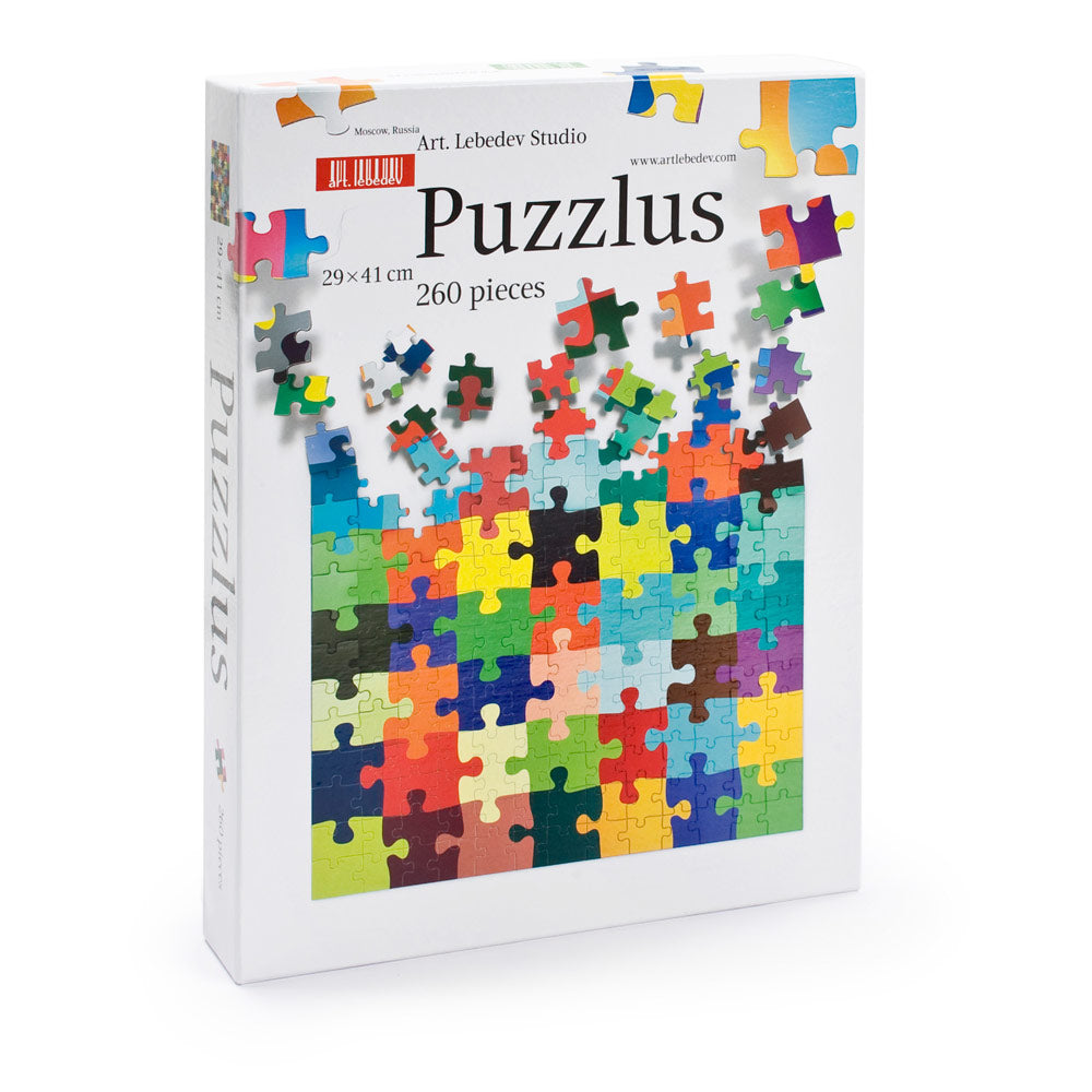 PUZZLUS | colorful JIGSAW PUZZLE | 260 pcs. | Art Lebedev Studio