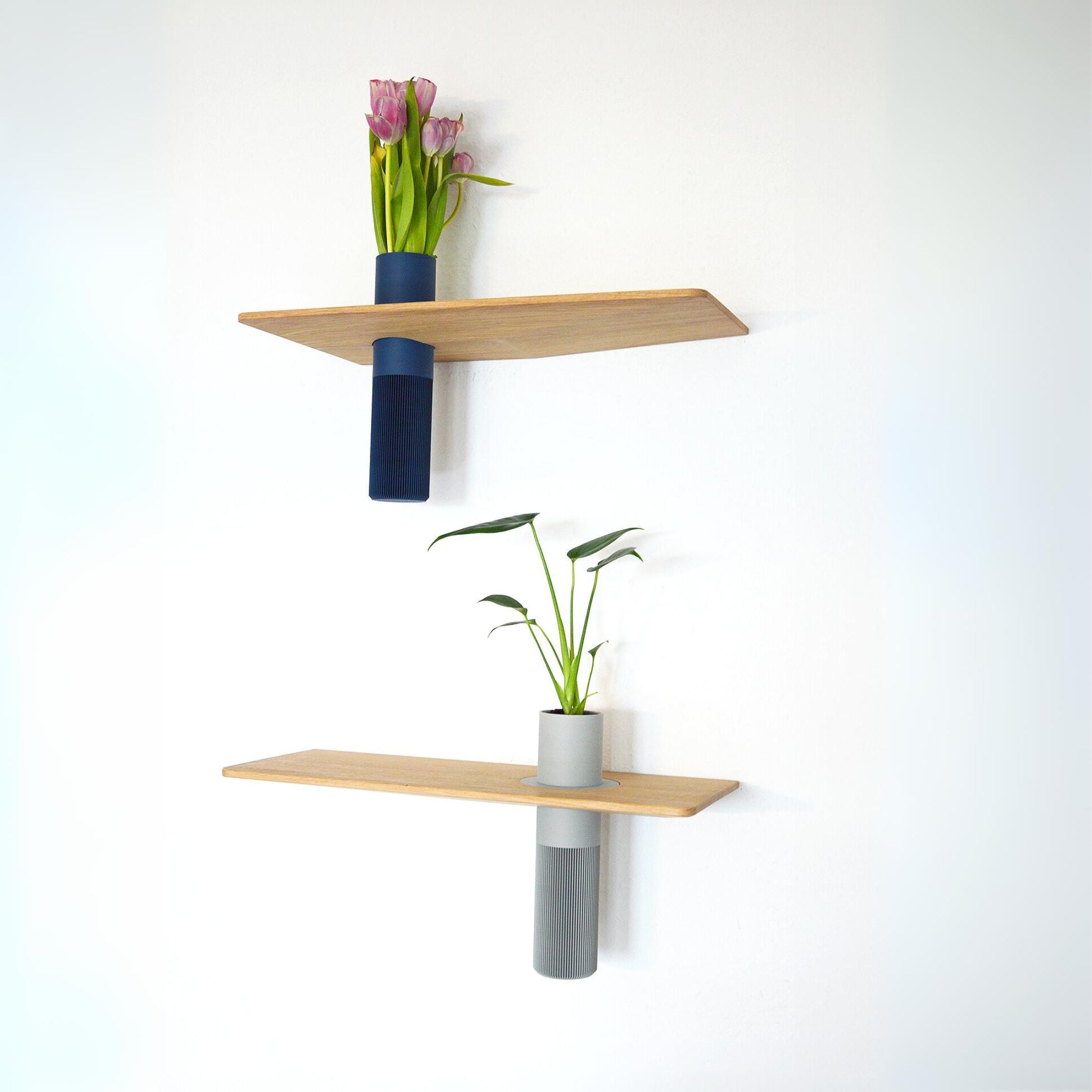 Shelf with integrated vase - VASEBOARD - 50 cm | Vaseboard