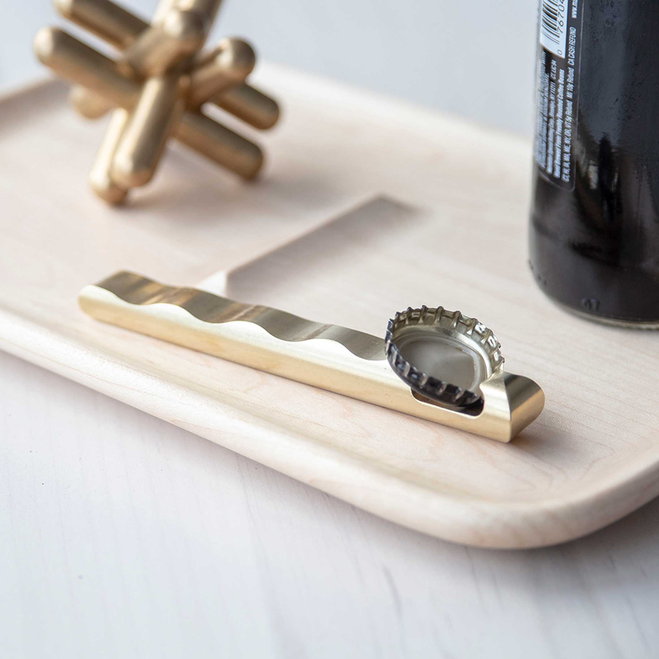 RIPPLE OPENER Brass - Bottle Opener | Craighill