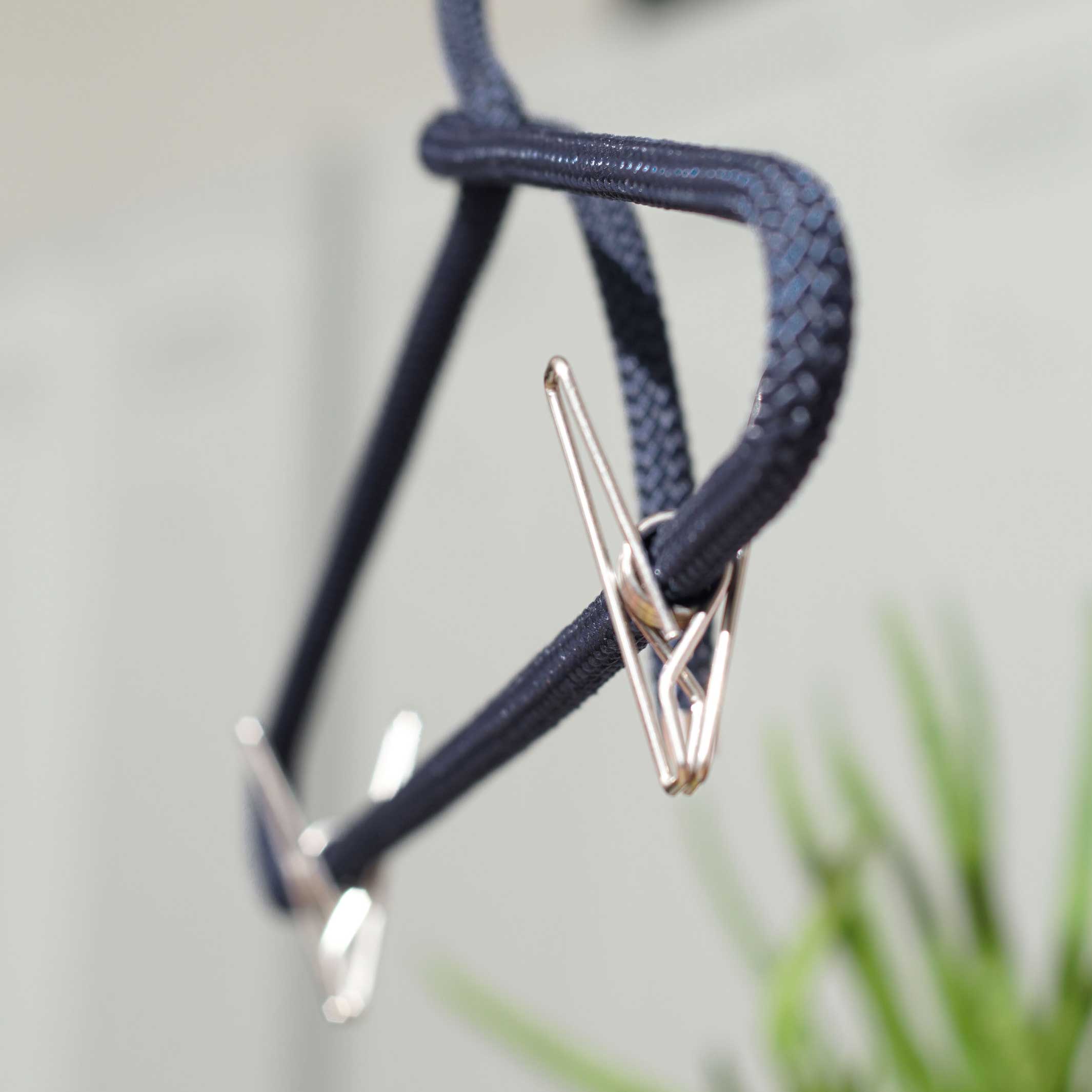 ROPE CLIPS | Extend function of your Hangers, Wardrobes & S-Hooks | Set of 6 | Peppermint Products