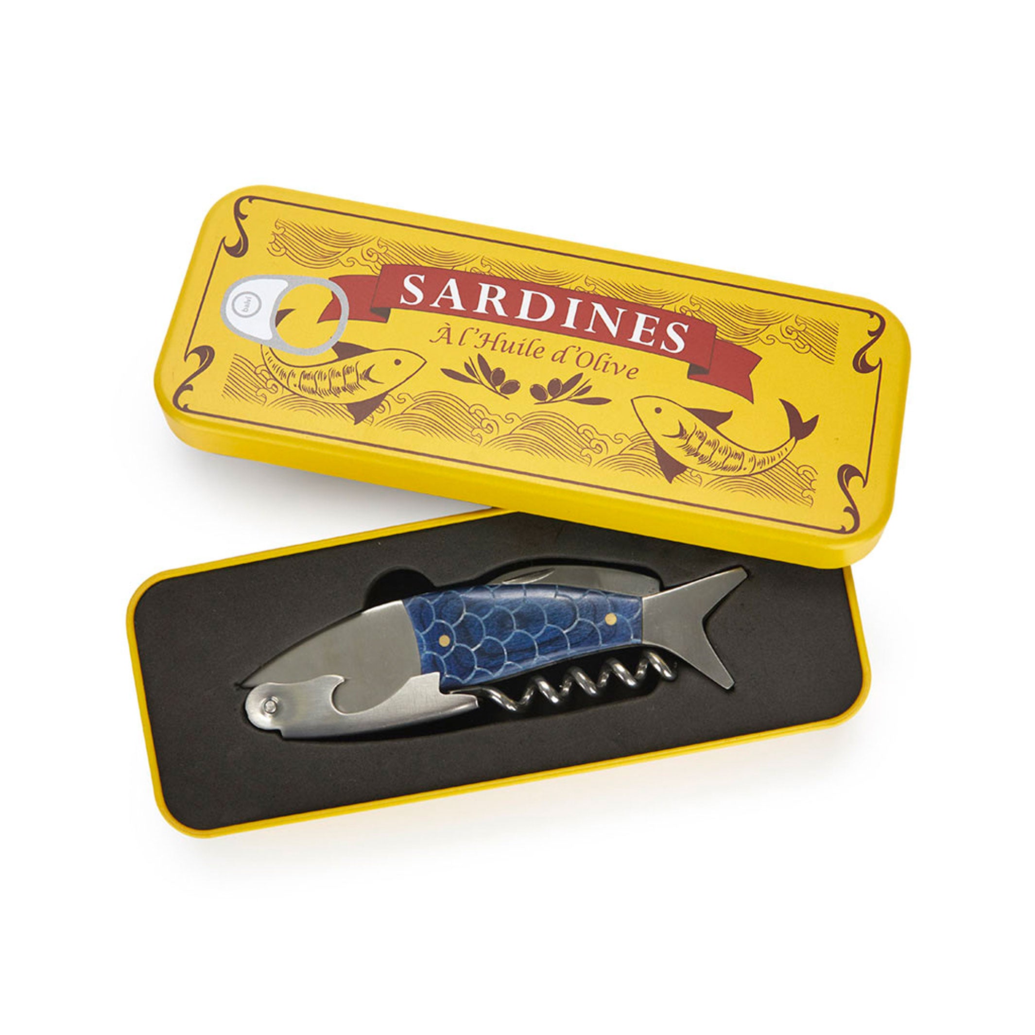 SARDINES - Corkscrew in the shape of a sardine | Balvi