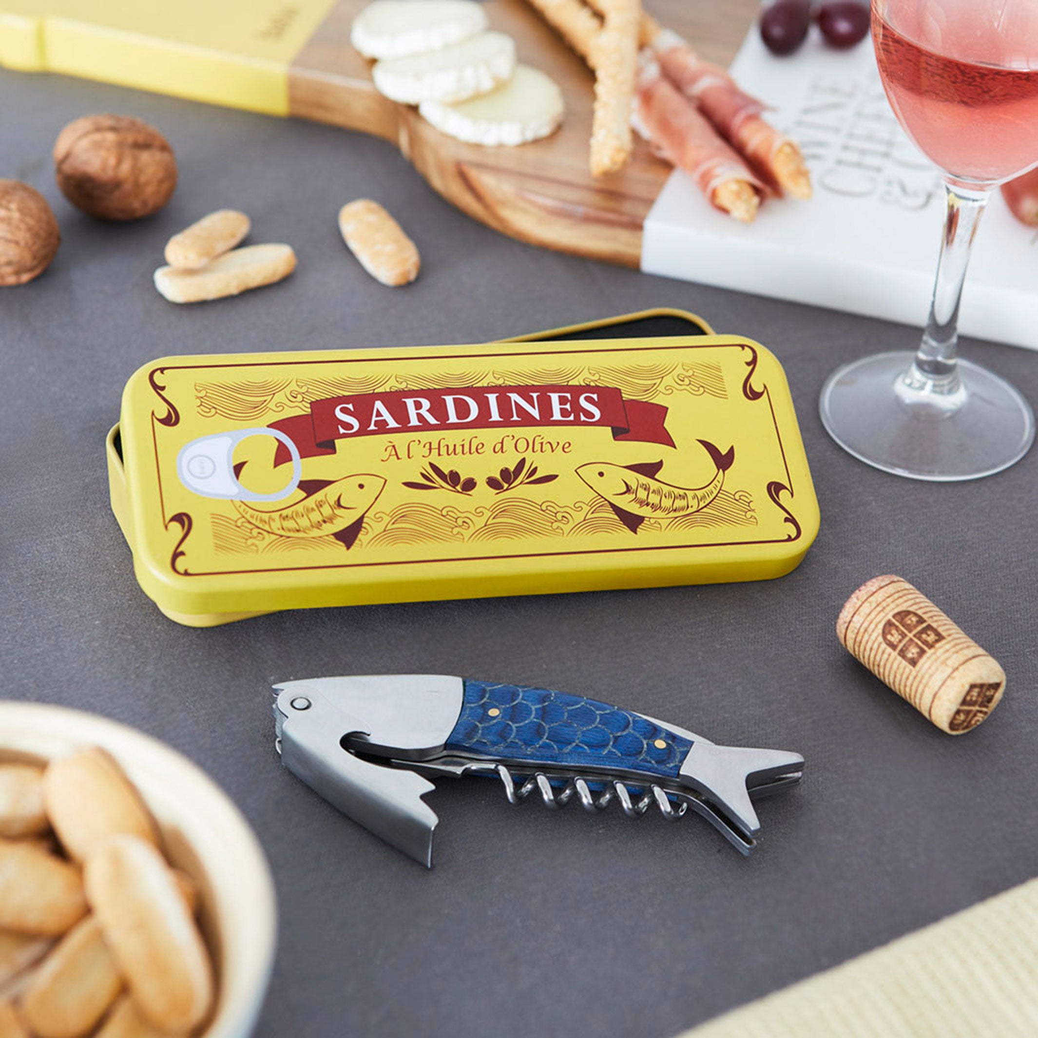 SARDINES - Corkscrew in the shape of a sardine | Balvi