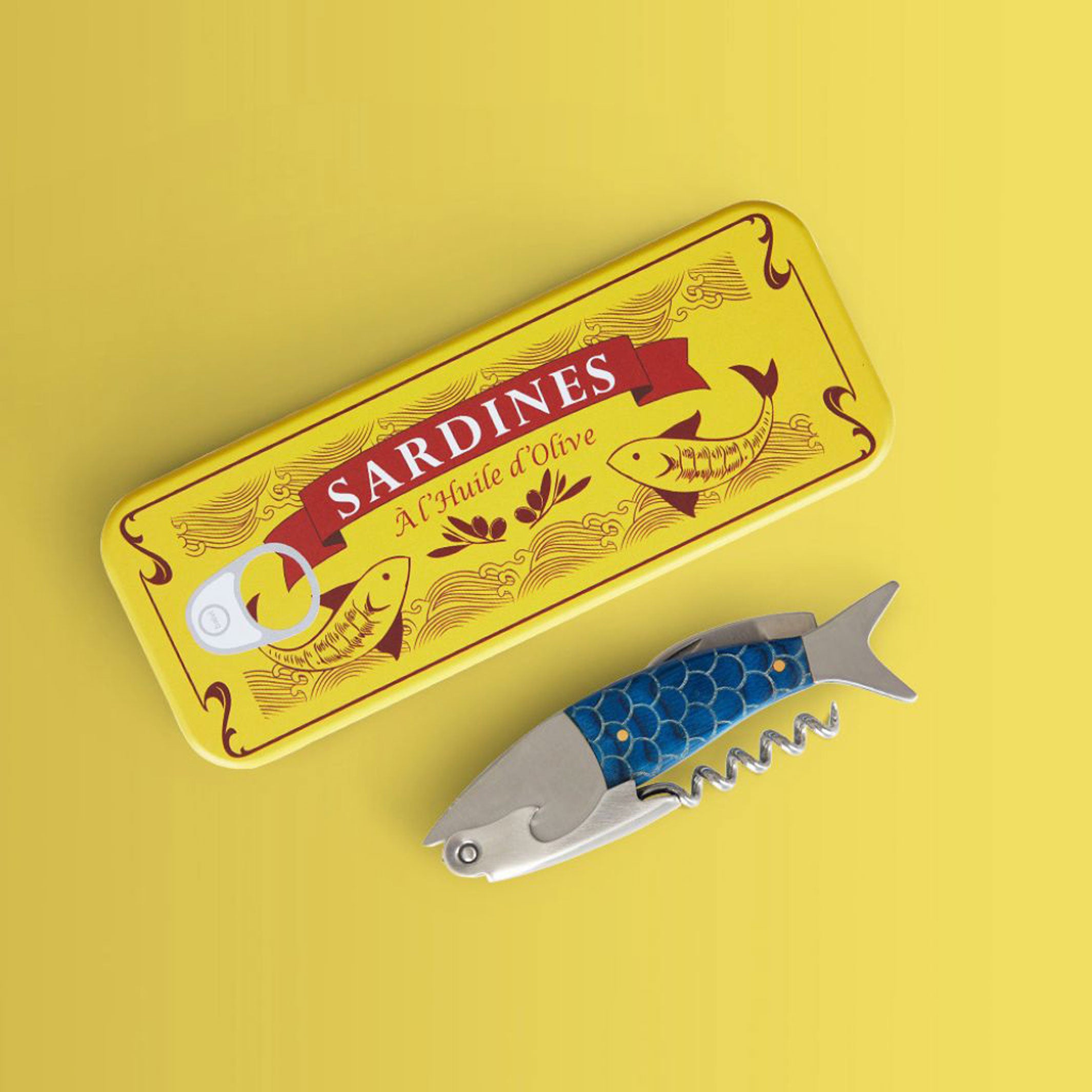 SARDINES - Corkscrew in the shape of a sardine | Balvi