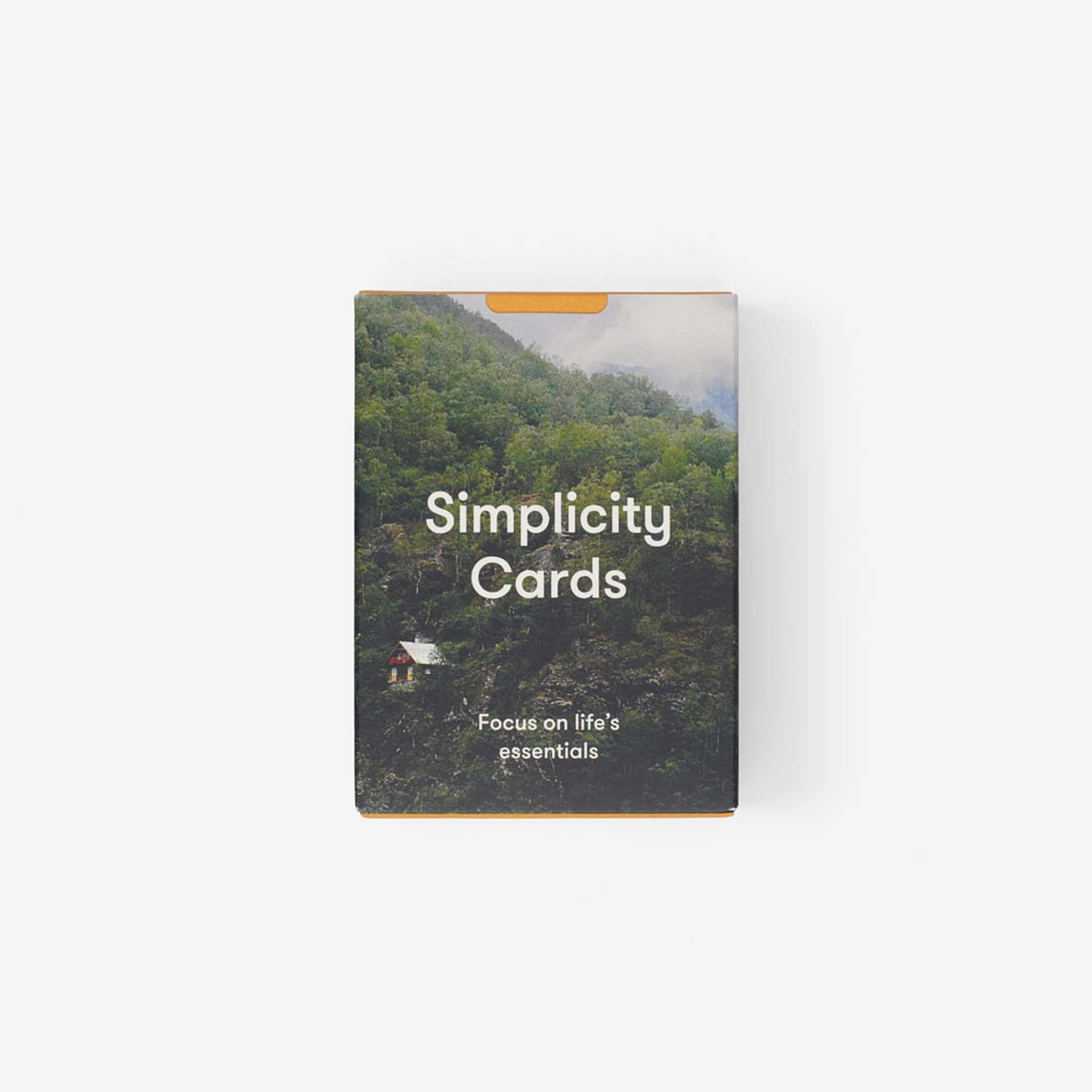 SIMPLICITY CARDS | KARTENSPIEL für mehr Gelassenheit, Ruhe & Klarheit | English Edition | The School of Life