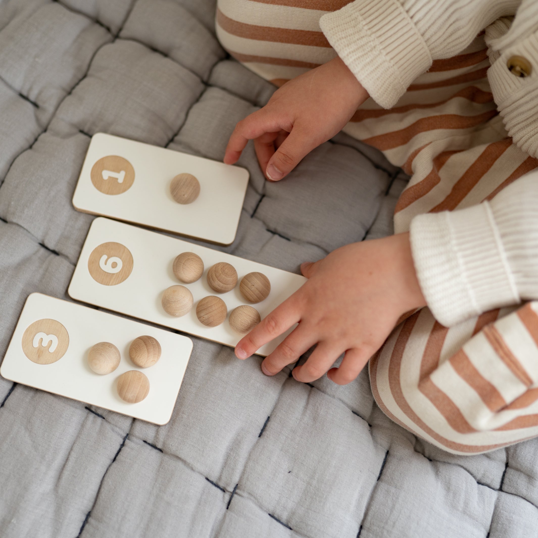 COUNTING NUMBERS - Spielsteine - Zählspielzeug - Montessori | milin
