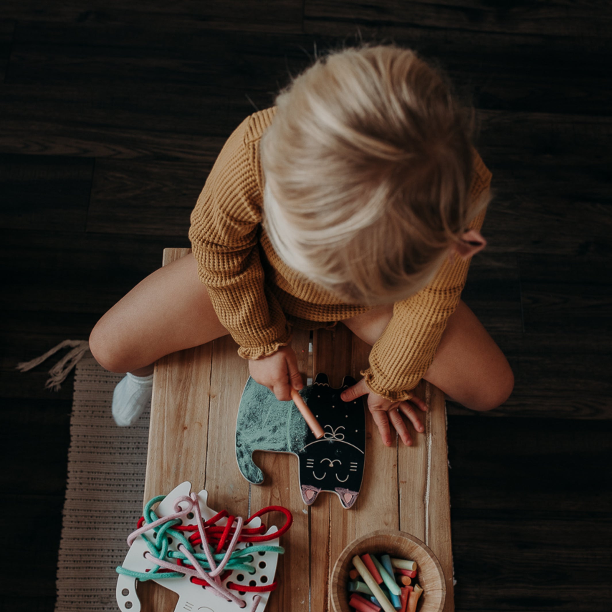 DER KATER - Kreidetafel aus Holz | milin