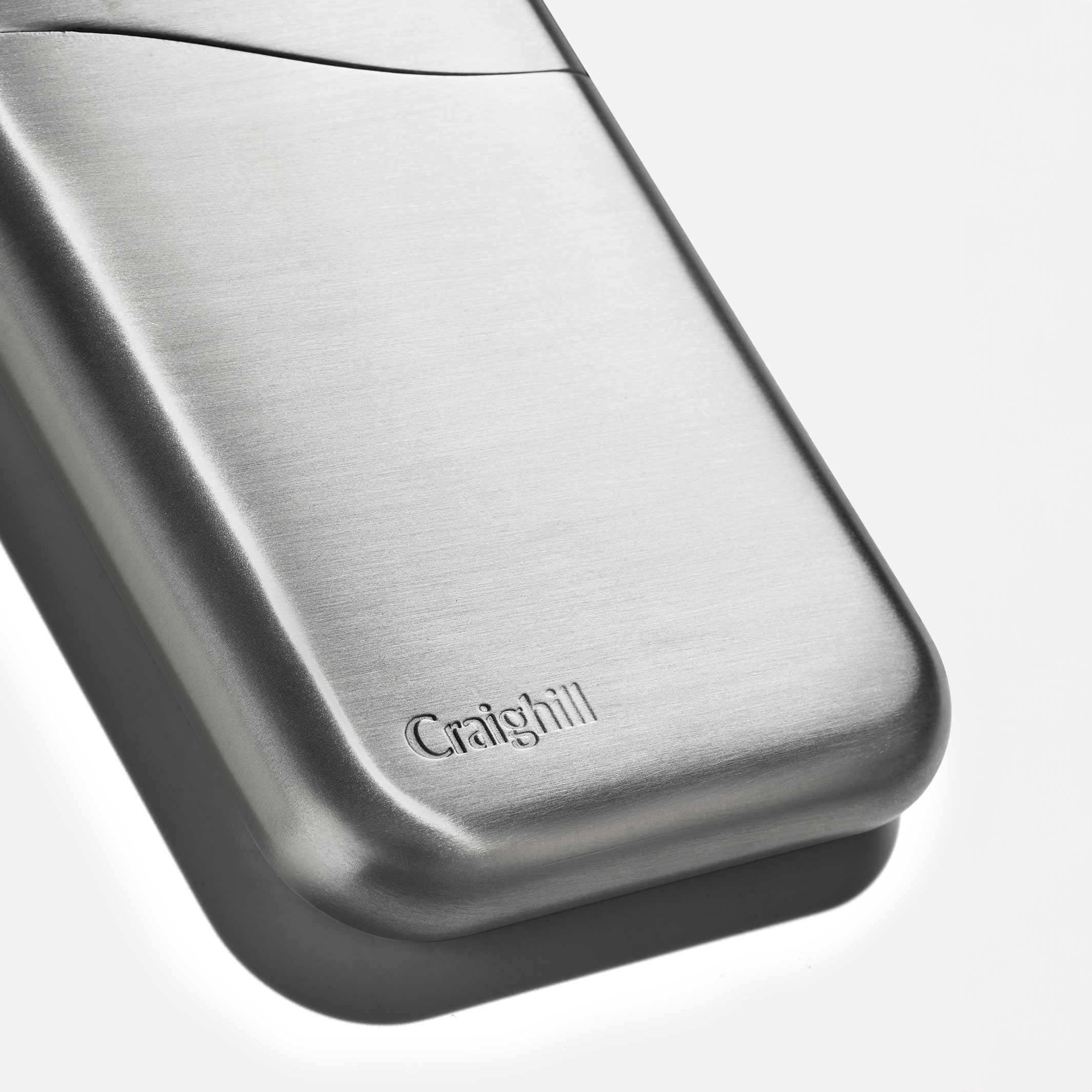 SUMMIT | CARD CASE | Silver Stainless Steel | Craighill