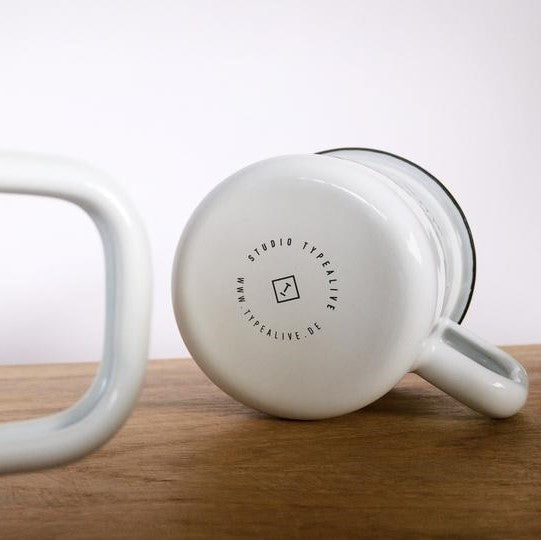 HELLO - enamel mug | typealive