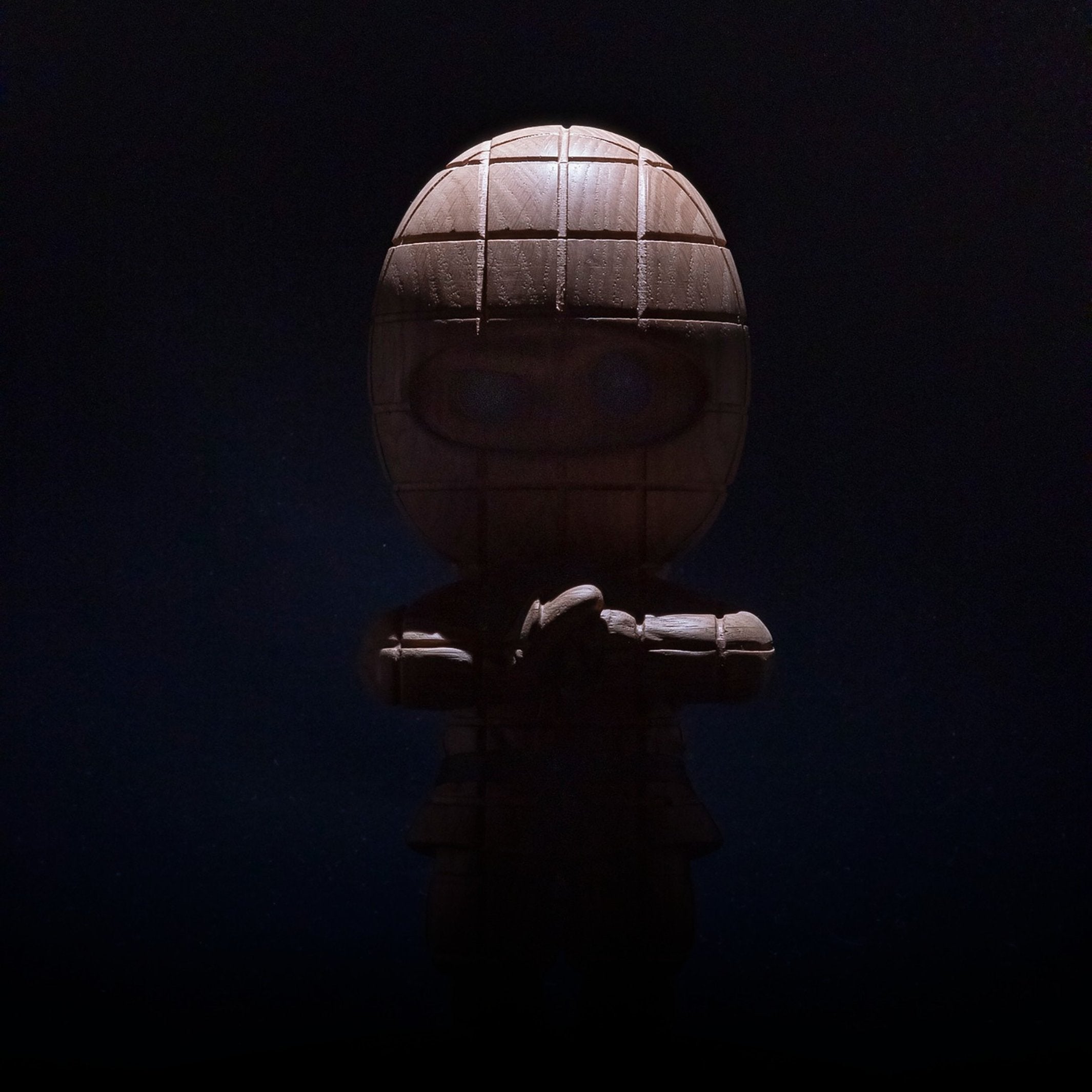 TERNET NINJA Large - Grosse Holzfigur - Eiche 24 cm hoch | Jakob Burgsø | boyhood