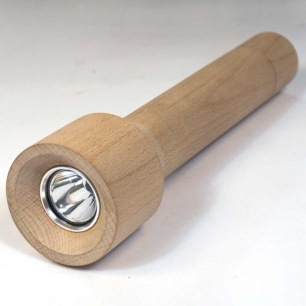 TORCH - Wooden Flashlight by Jonas Damon for Areaware