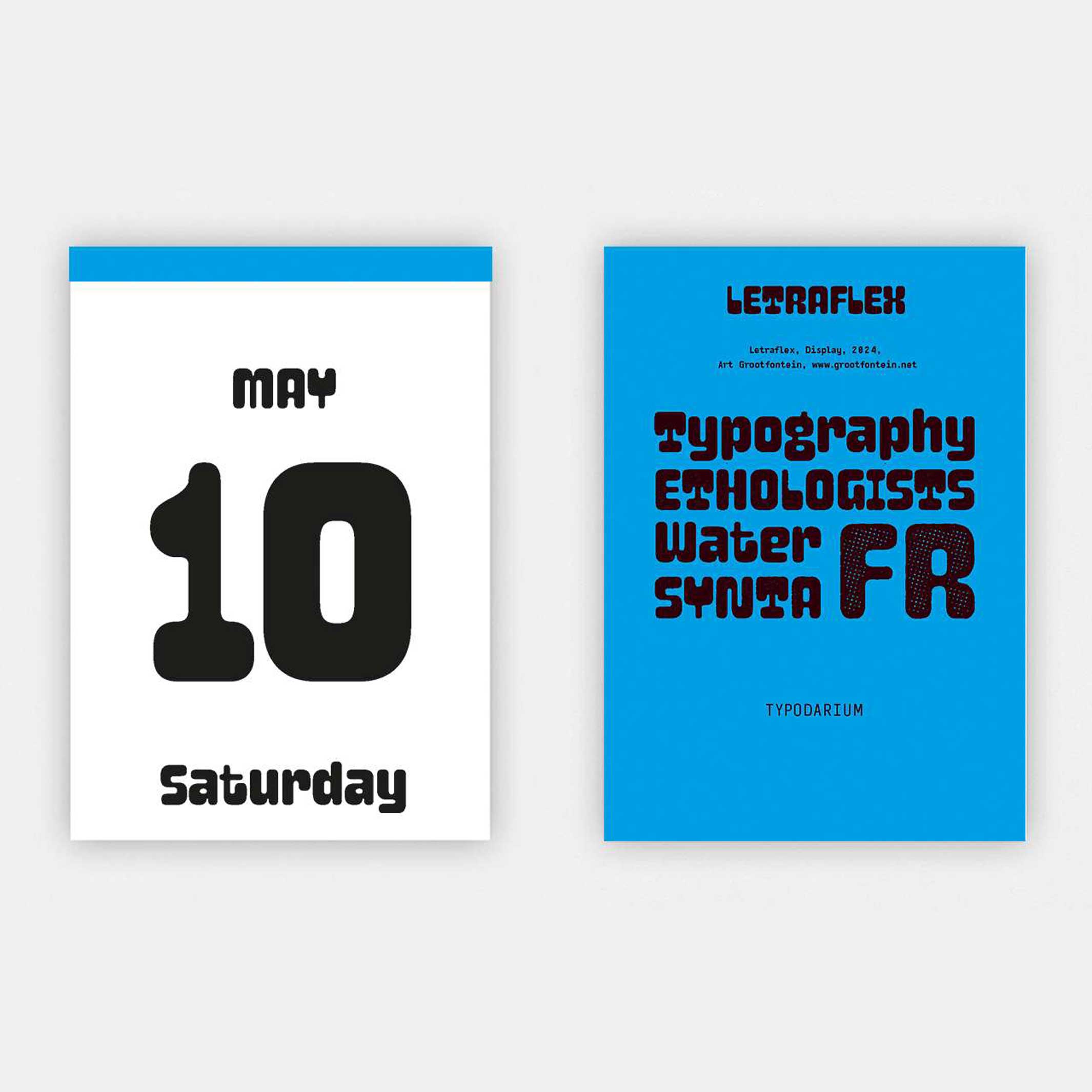 TYPODARIUM - Tear-Off Calendar 2025 | H. Schmidt Verlag