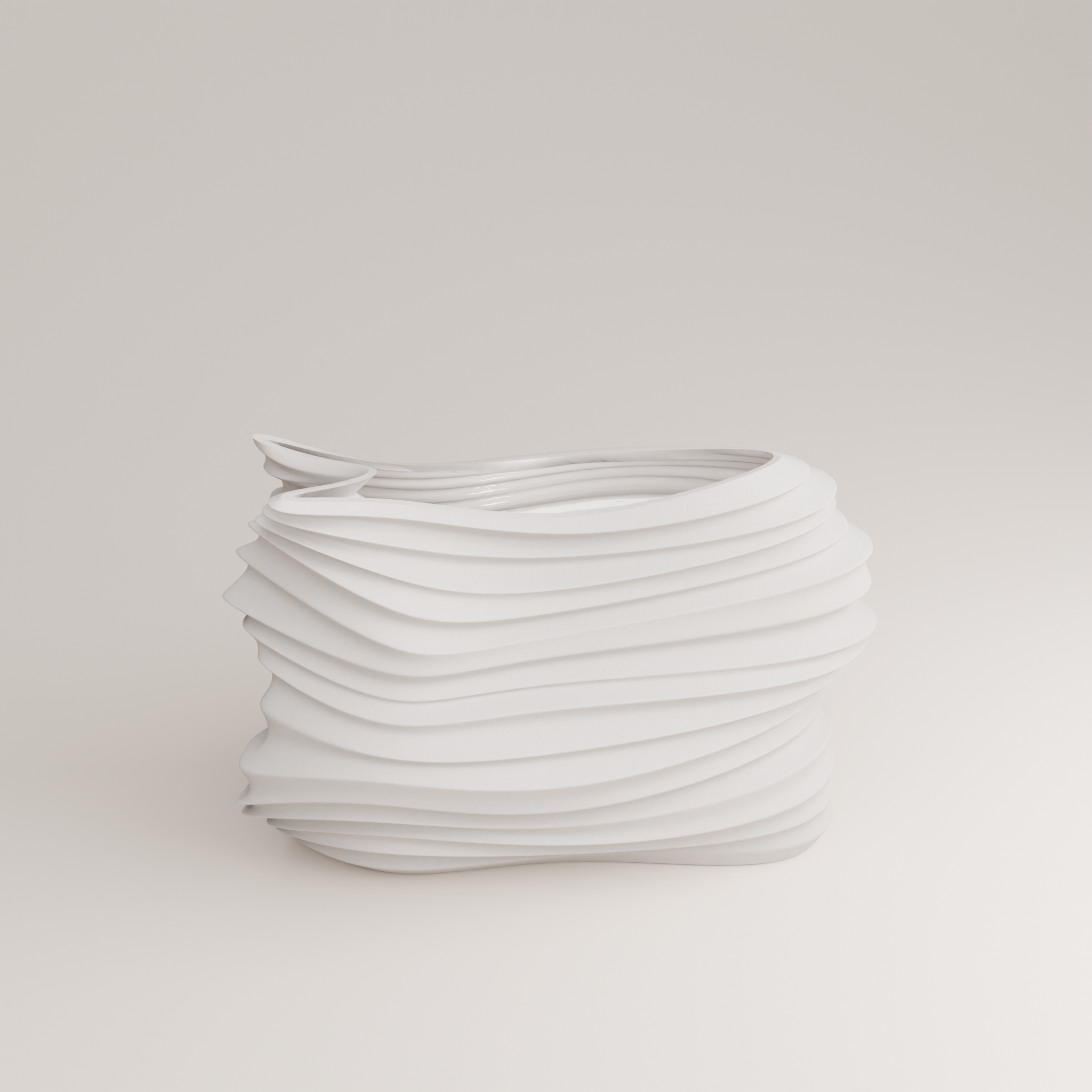 Voo P | Porcelain VASE | H=24 cm | Holaria