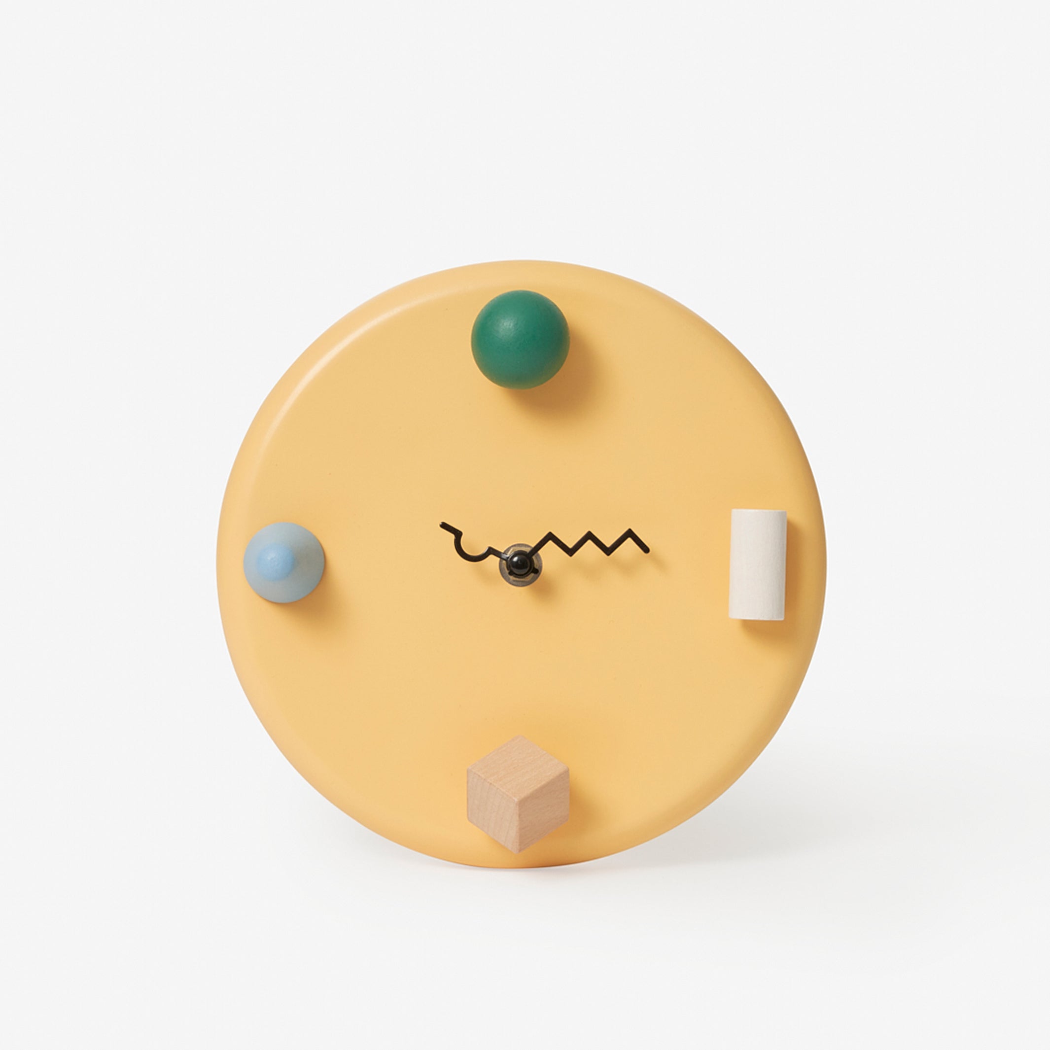 WALL CLOCKS | farbige WANDUHREN | dreidimensional & abstrakt D=20 cm | Pat Kim | Areaware
