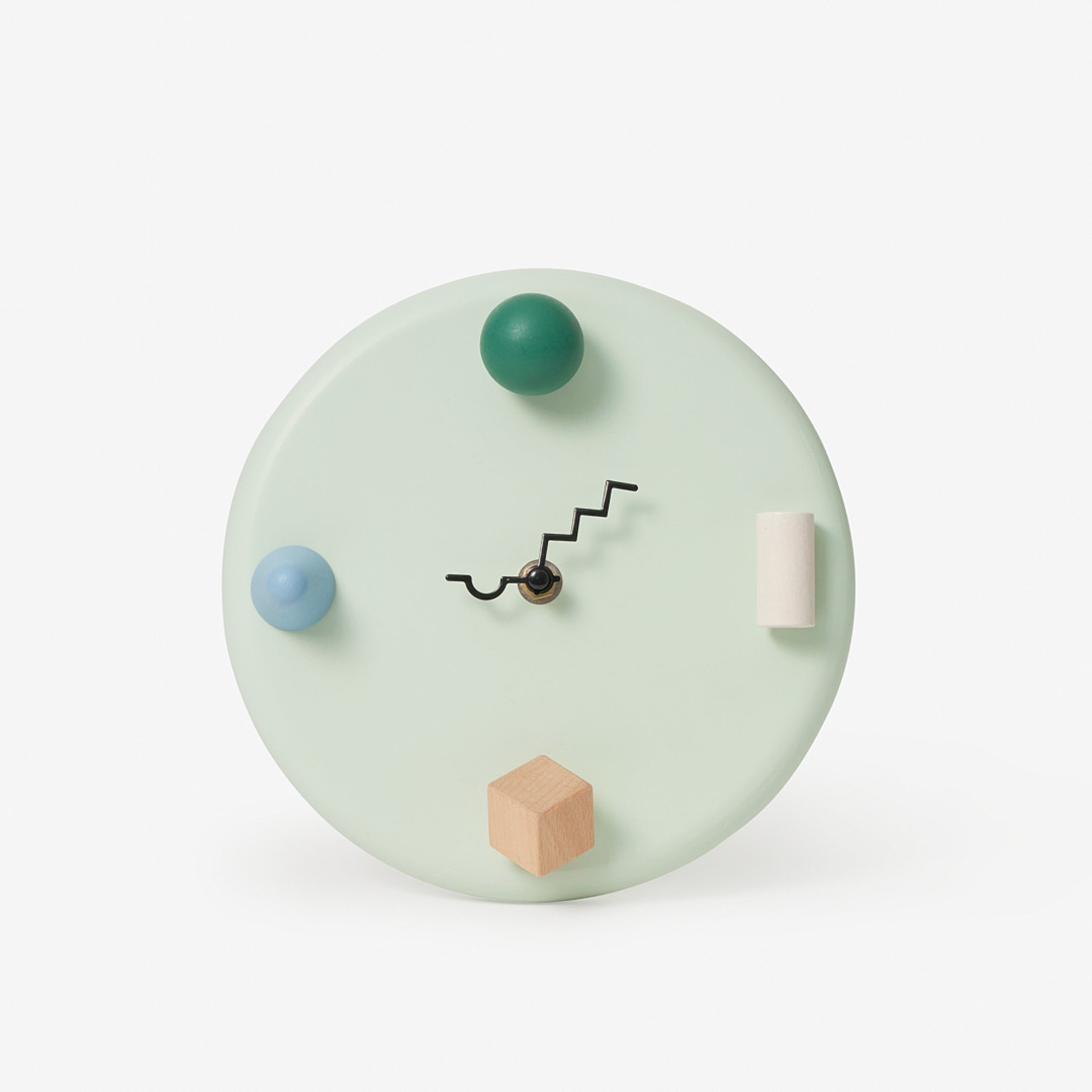WALL CLOCKS | colored, three-dimensional & abstract D=20 cm | Pat Kim | Areaware