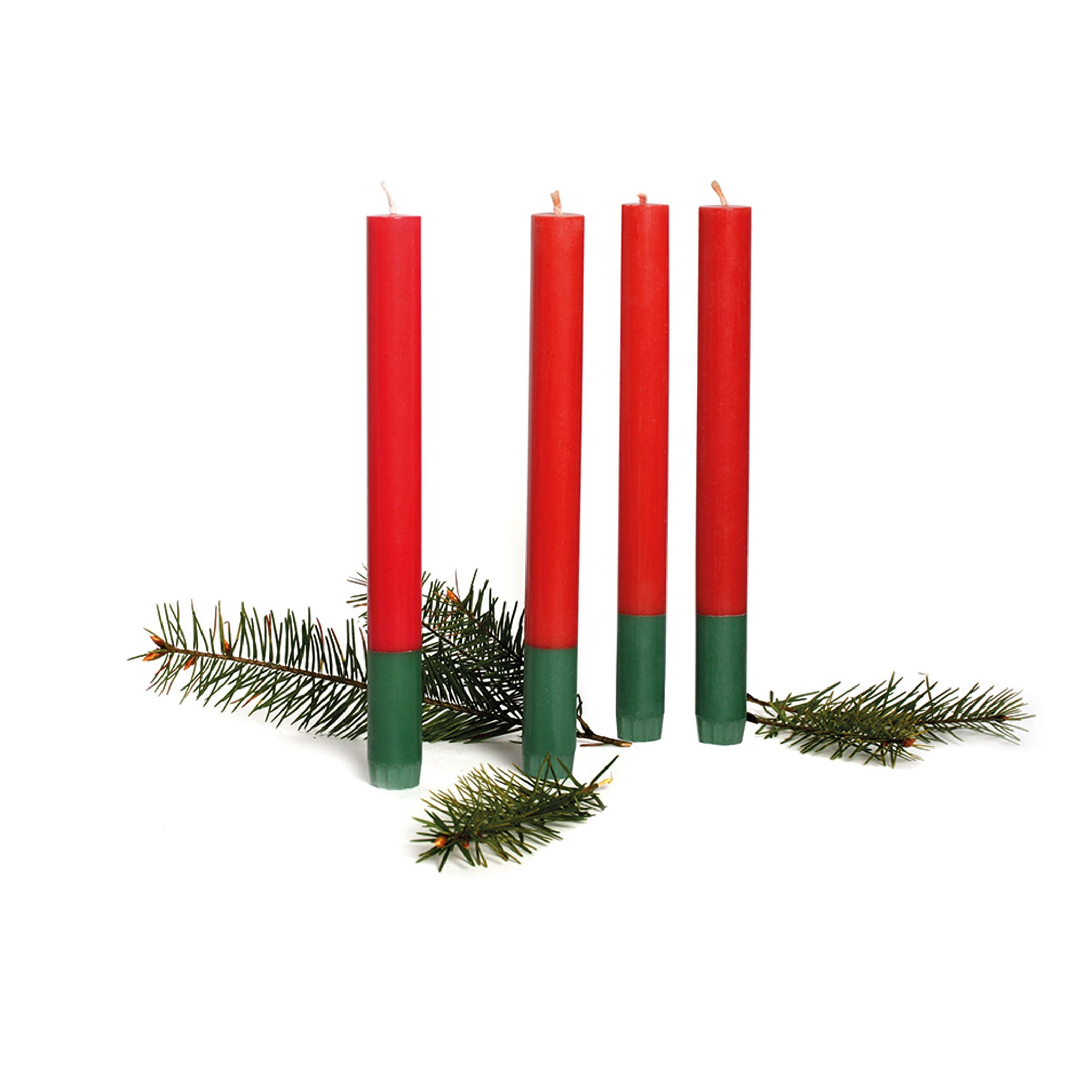 ADVENT WREATH | Thin CHRISTMAS CANDLE | Set of 4 | 8-9 hrs burn time | not the girl who misses much