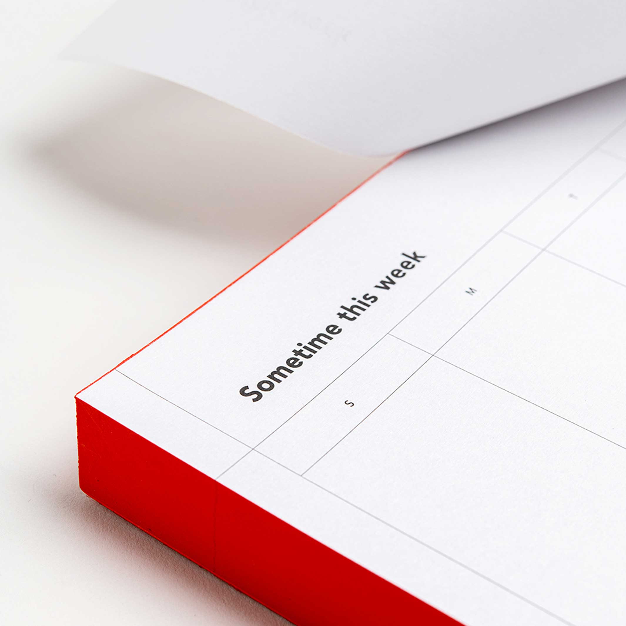 DESKTOP WEEKLY PLANNER - Weekly planner NOTEPAD | Somewhere