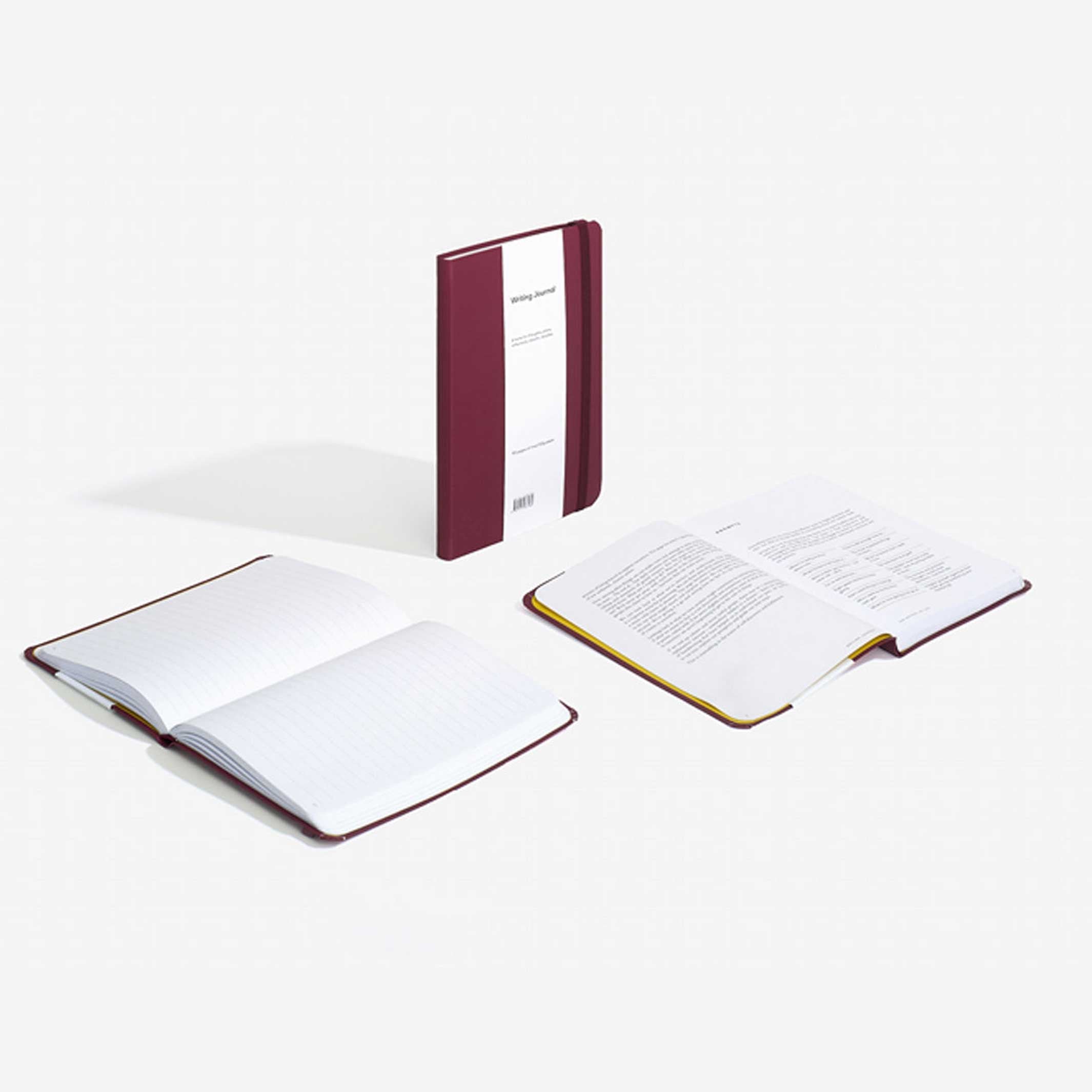 WRITING JOURNAL - liniertes Tagebuch Burgund - English Edition | The School of Life