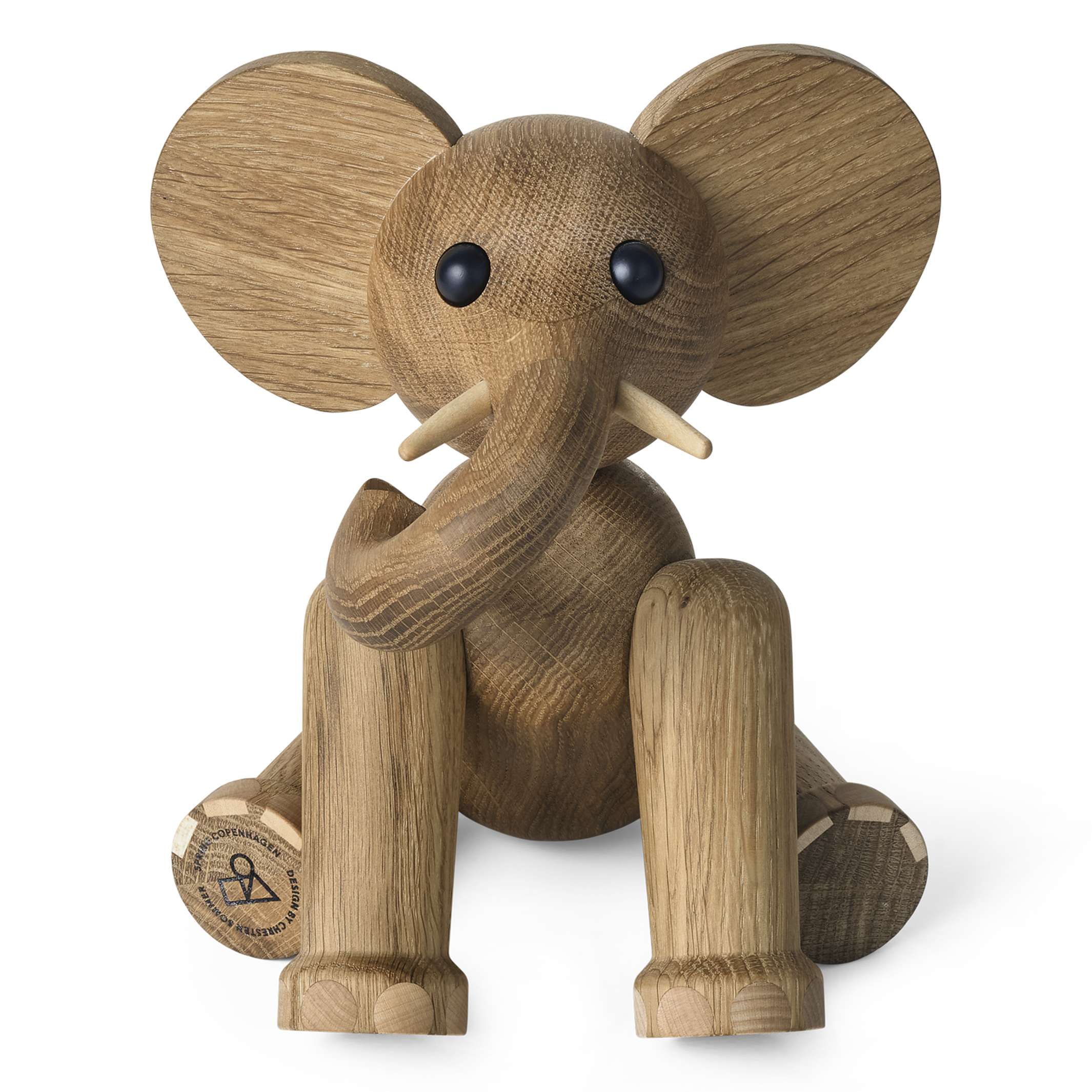 MAGGIE - Extra large wooden ELEPHANT - 24 cm high | Chresten Sommer | Spring Copenhagen