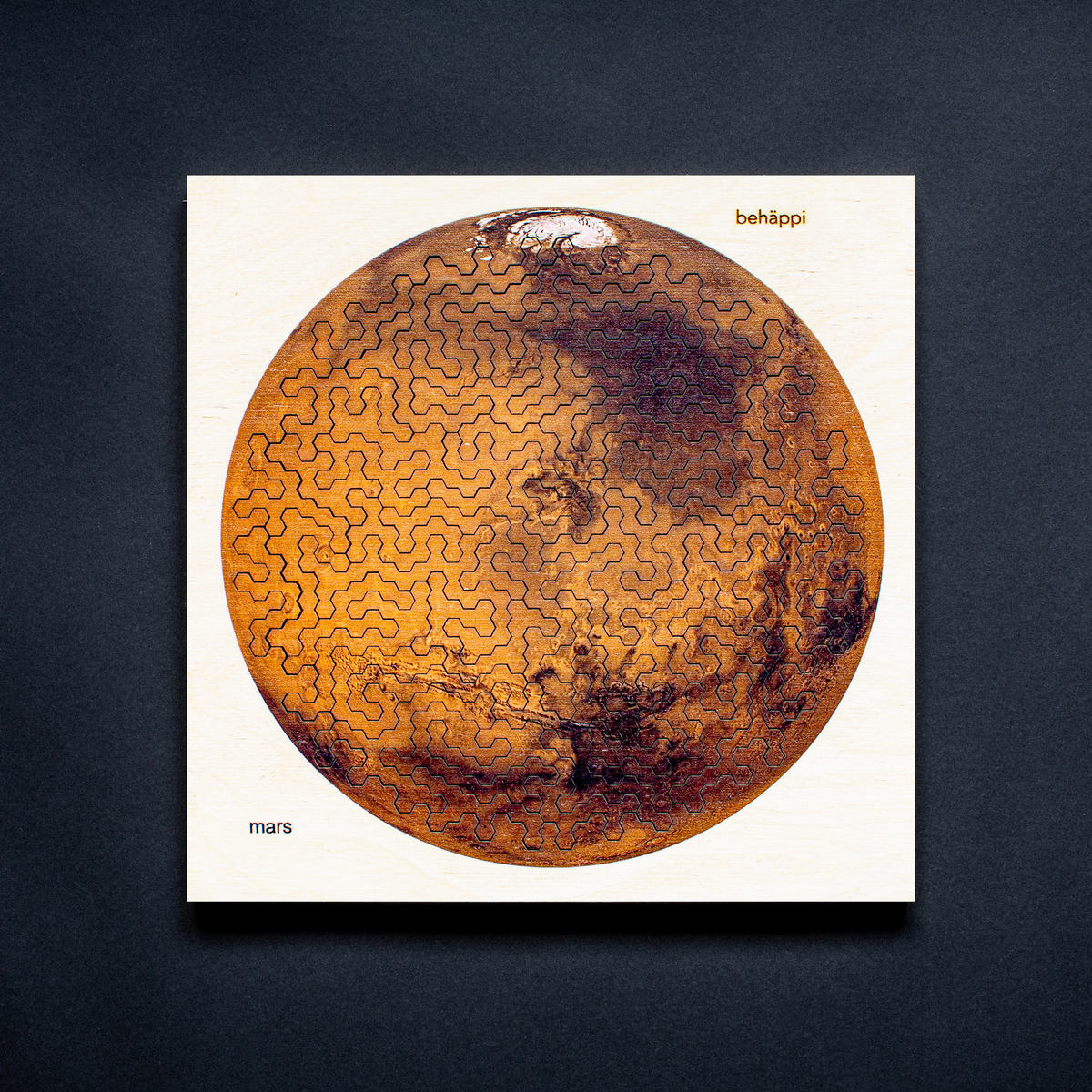 MARS | Extraordinary Wooden IQ PUZZLES | Planetary Series | Level Hard
