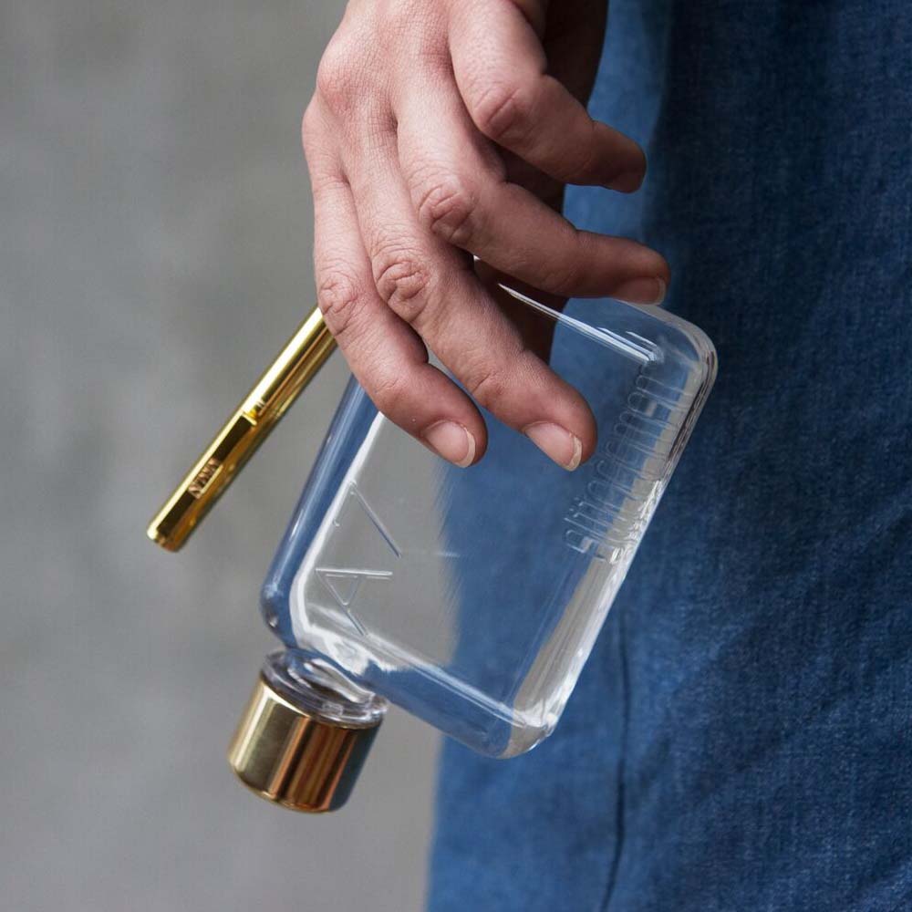 A7 memobottle | slimline reusable WATER BOTTLE | 180 ml