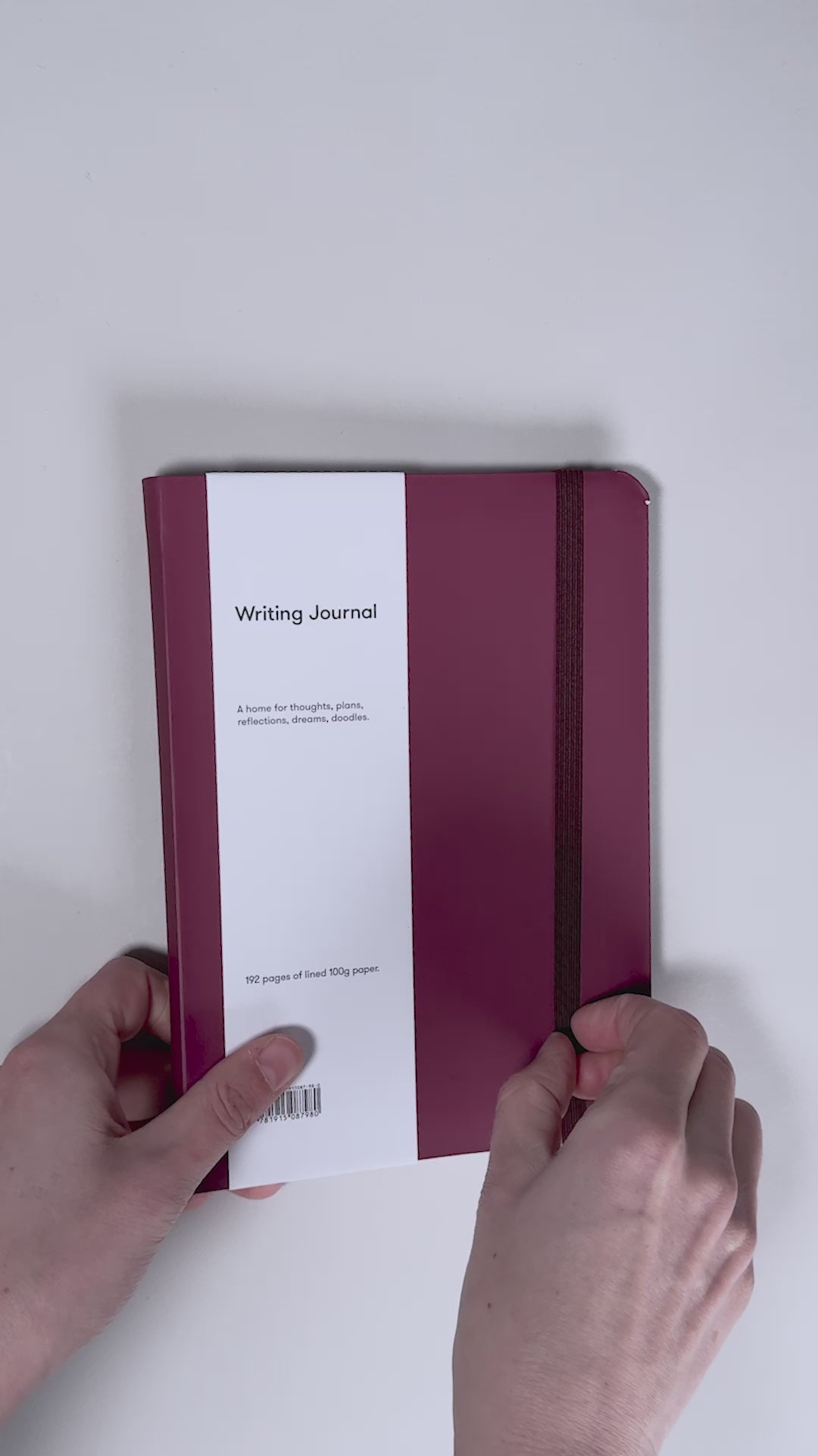 WRITING JOURNAL - liniertes Tagebuch Burgund - English Edition | The School of Life