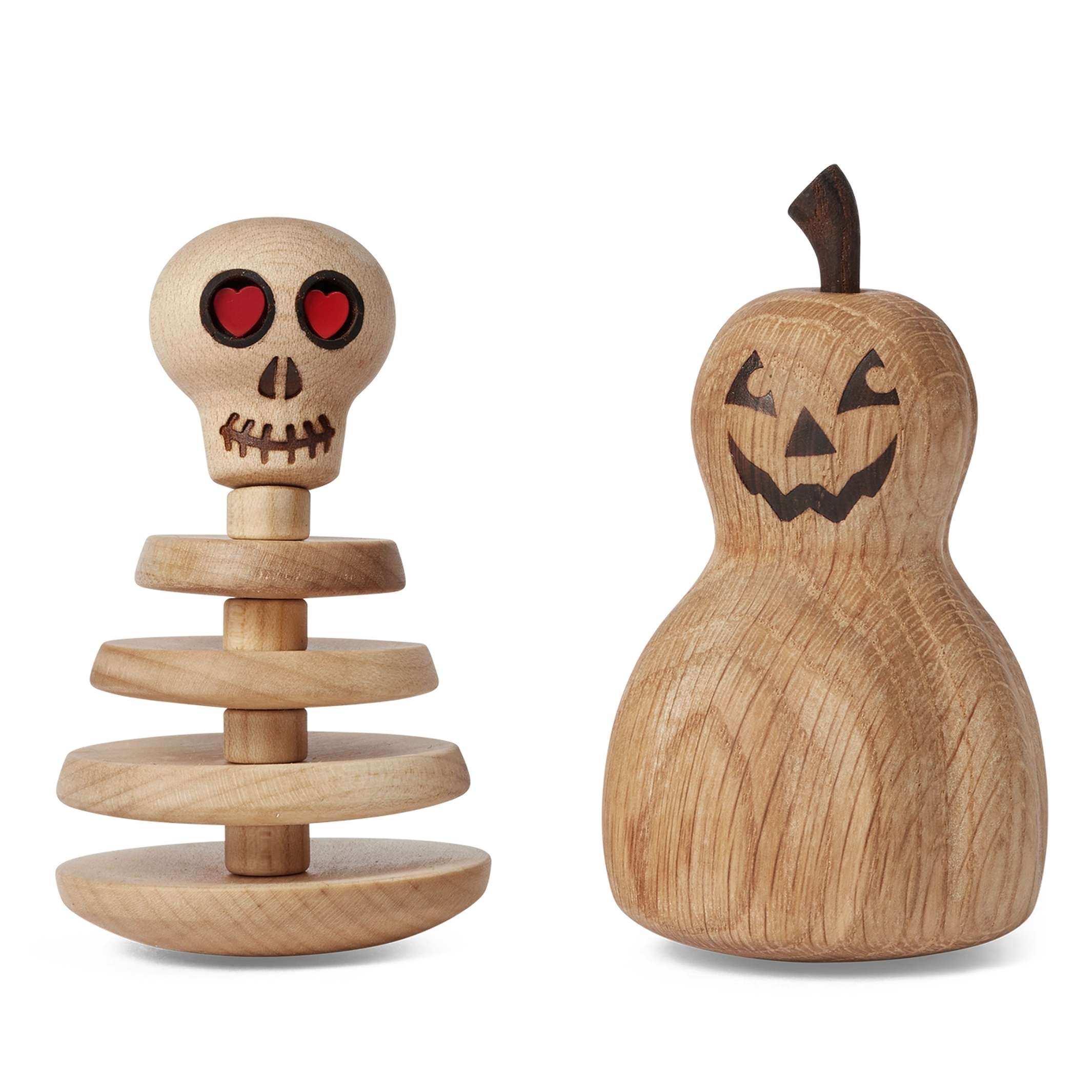 THE SKELETON - Halloween Skelett Dekofigur aus Holz 10 cm hoch - Thor Høy | Spring Copenhagen
