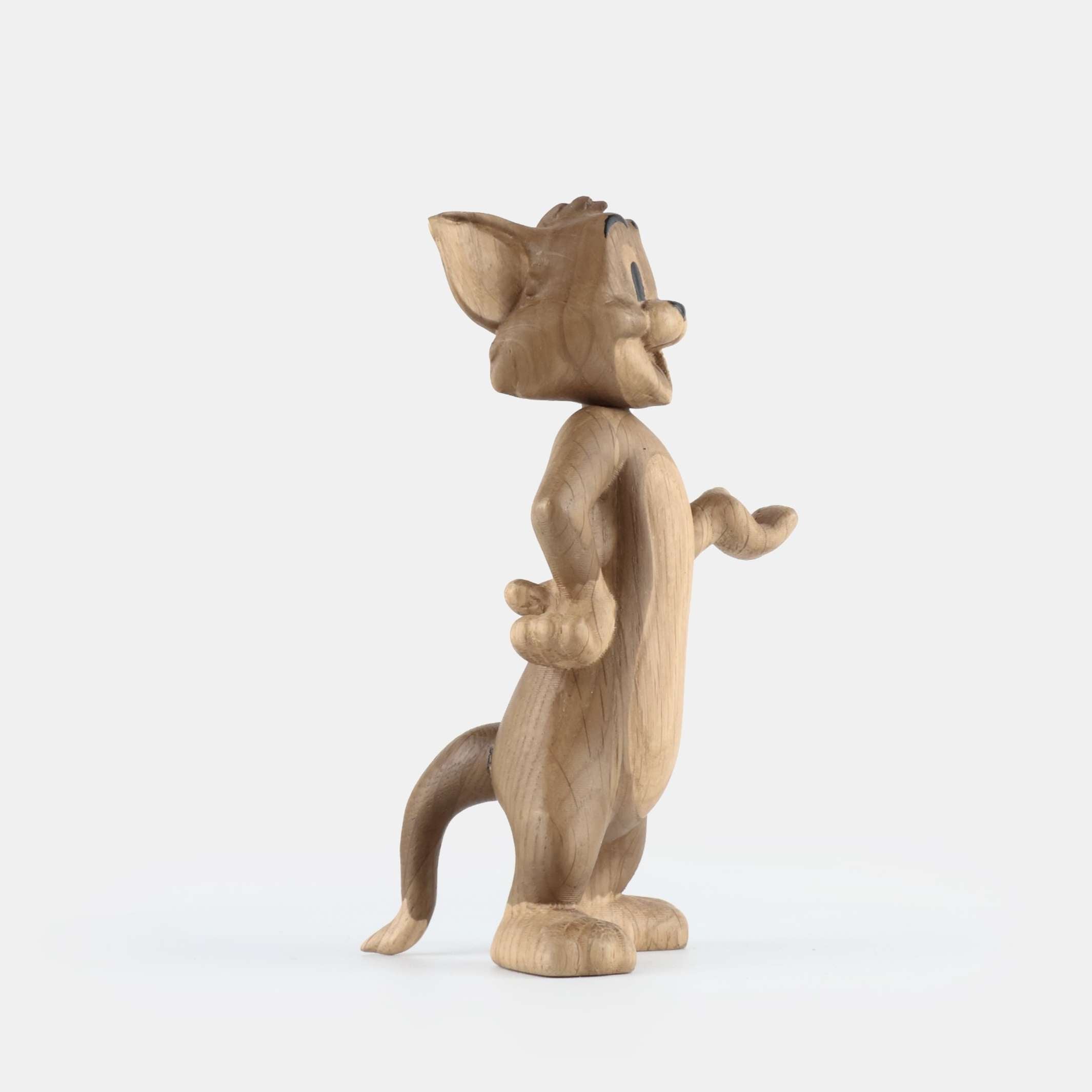 Wooden Figure Tom Large – Oak · 24 cm | boyhood × Tom & Jerry