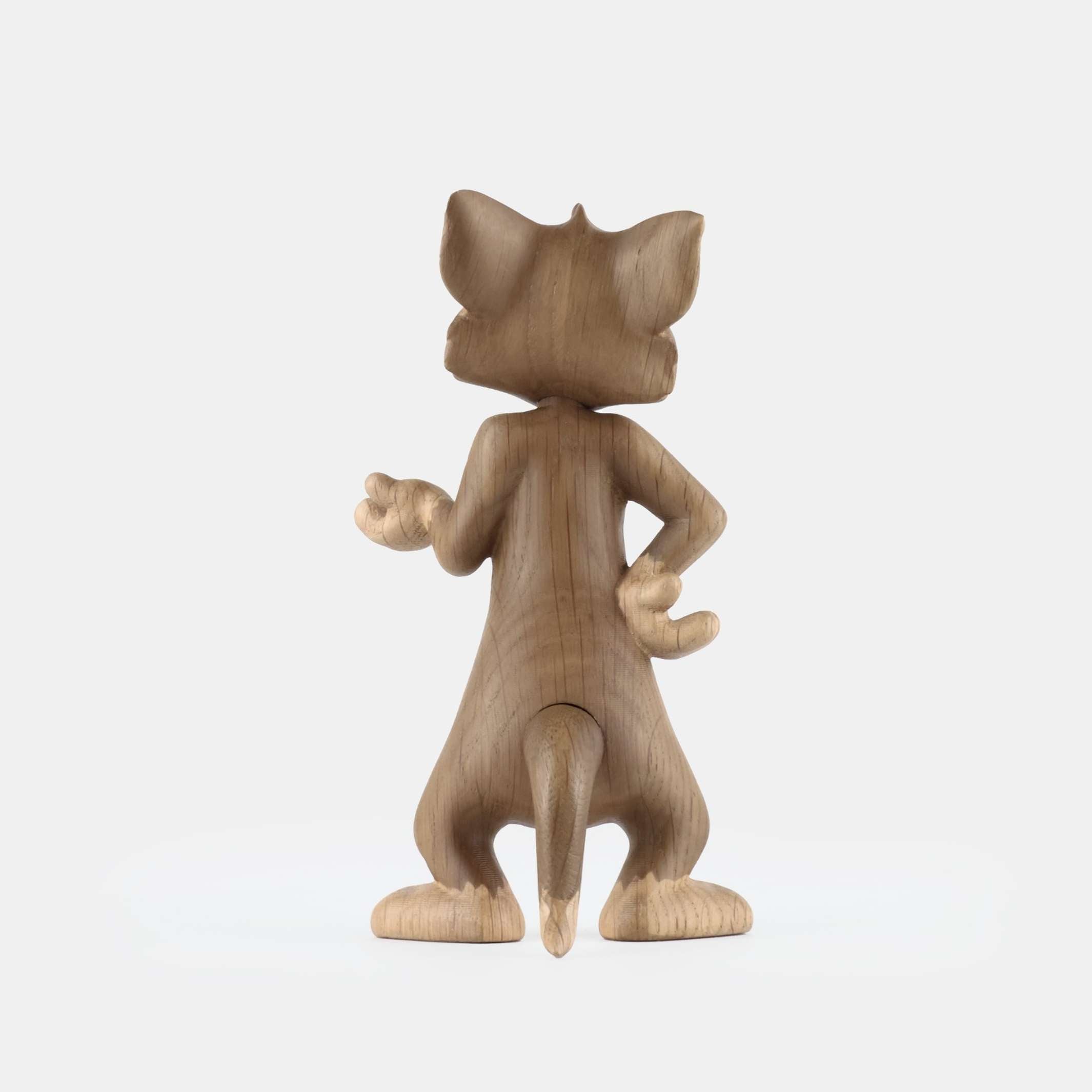 Wooden Figure Tom Large – Oak · 24 cm | boyhood × Tom & Jerry