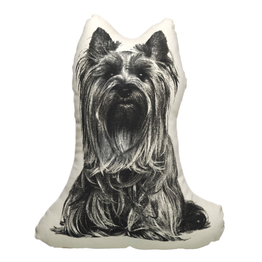 YORKSHIRE Terrier Mini | Fauna Tier-KISSEN | Ross Menuez | Areaware - Charles & Marie