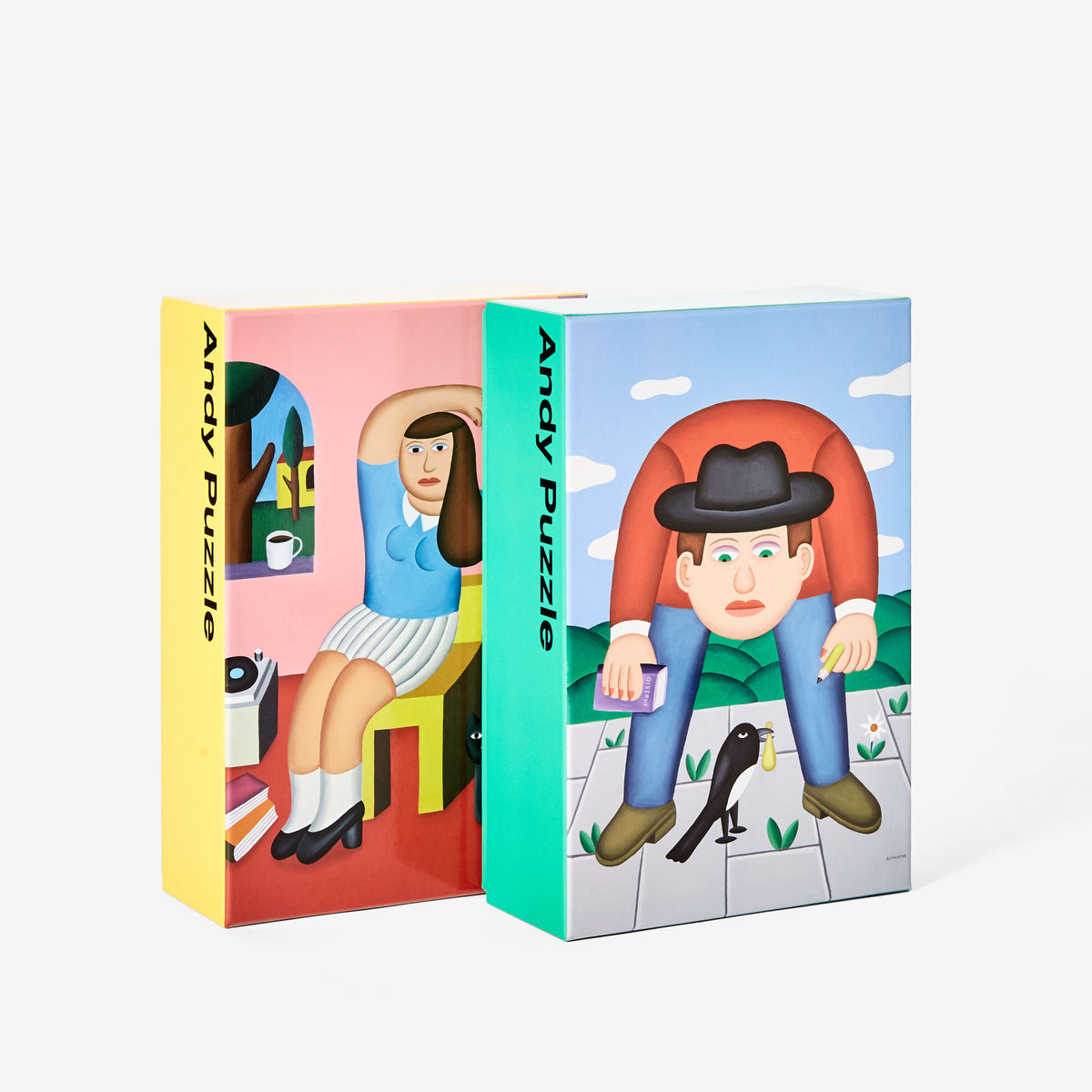 LA GAZZA LADRA | ANDY PUZZLE | 500 pcs | Andy Rementer | Areaware