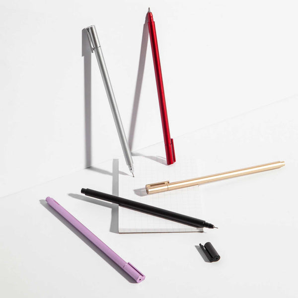 STYLOS APEX, Ensemble de 5 STYLOS D'ÉCRITURE GEL FINELINER