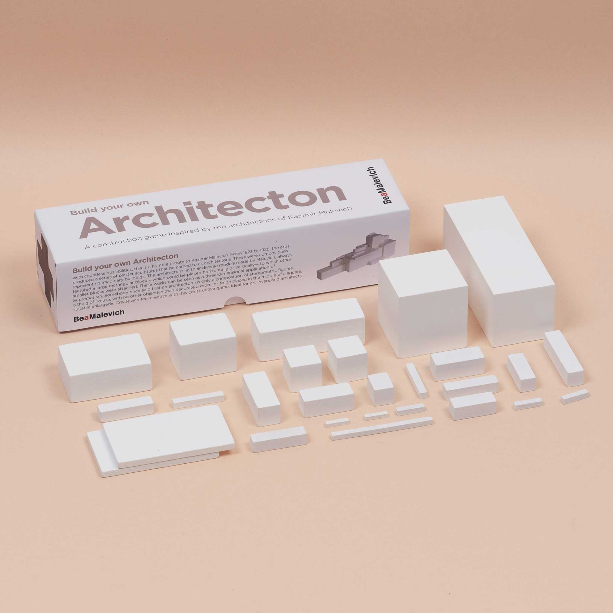 ARCHITECTON | Ensemble de blocs de construction d'architecture en bois | C4 Grande version | BeaMalevich