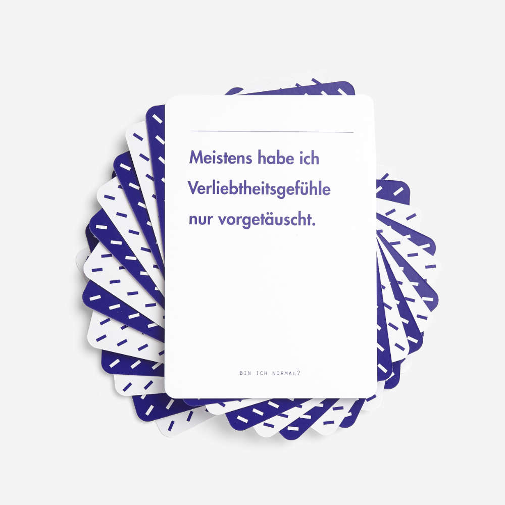 BIN ICH NORMAL? | CARD SET to find out just how weird you might be | German Edition | The School of Life